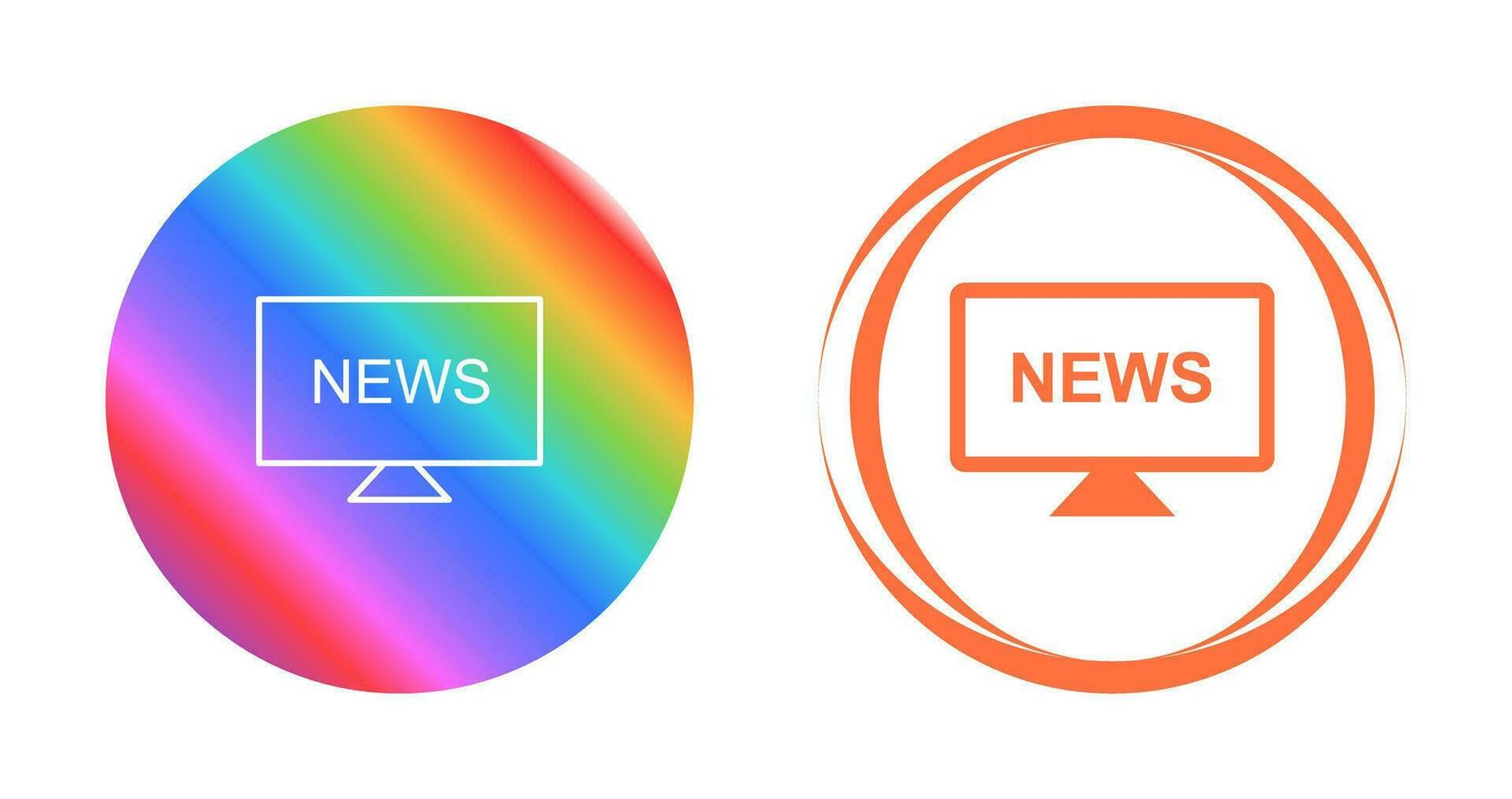 National News Vector Icon