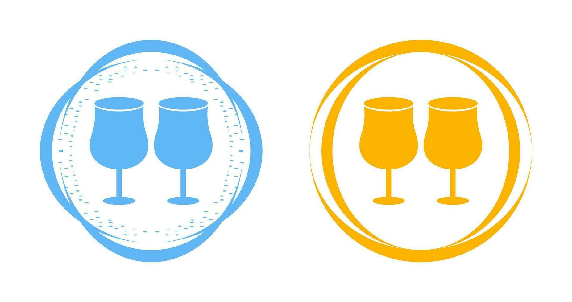 Party Glasses Vector Icon
