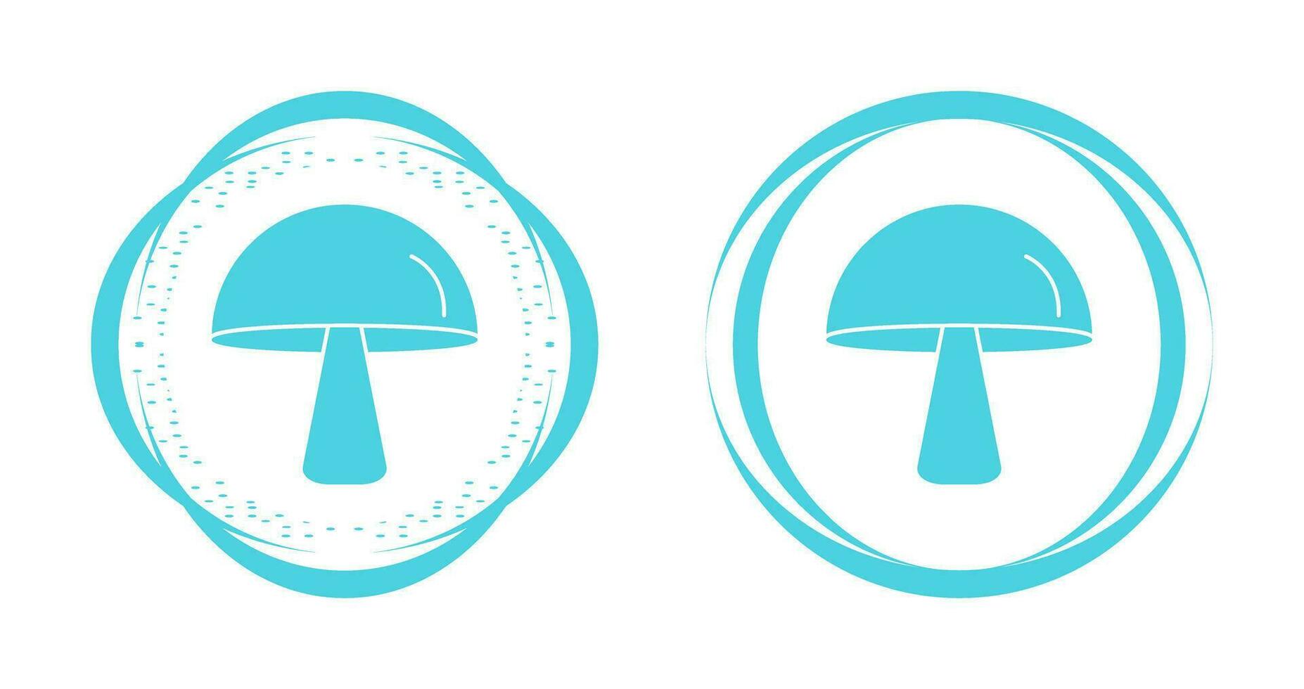 Single Mushroom Vector Icon