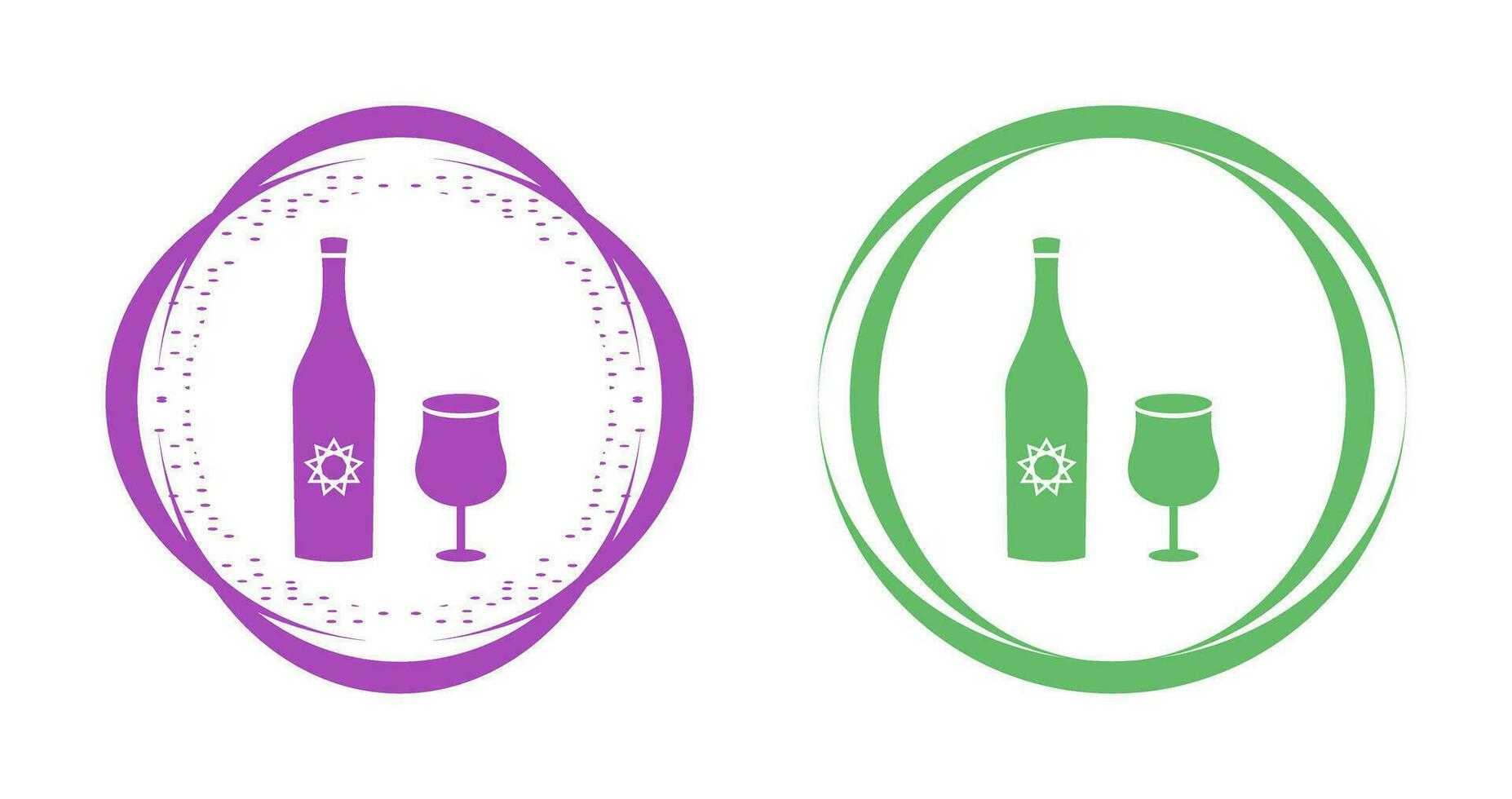 Goblet and Wine Vector Icon