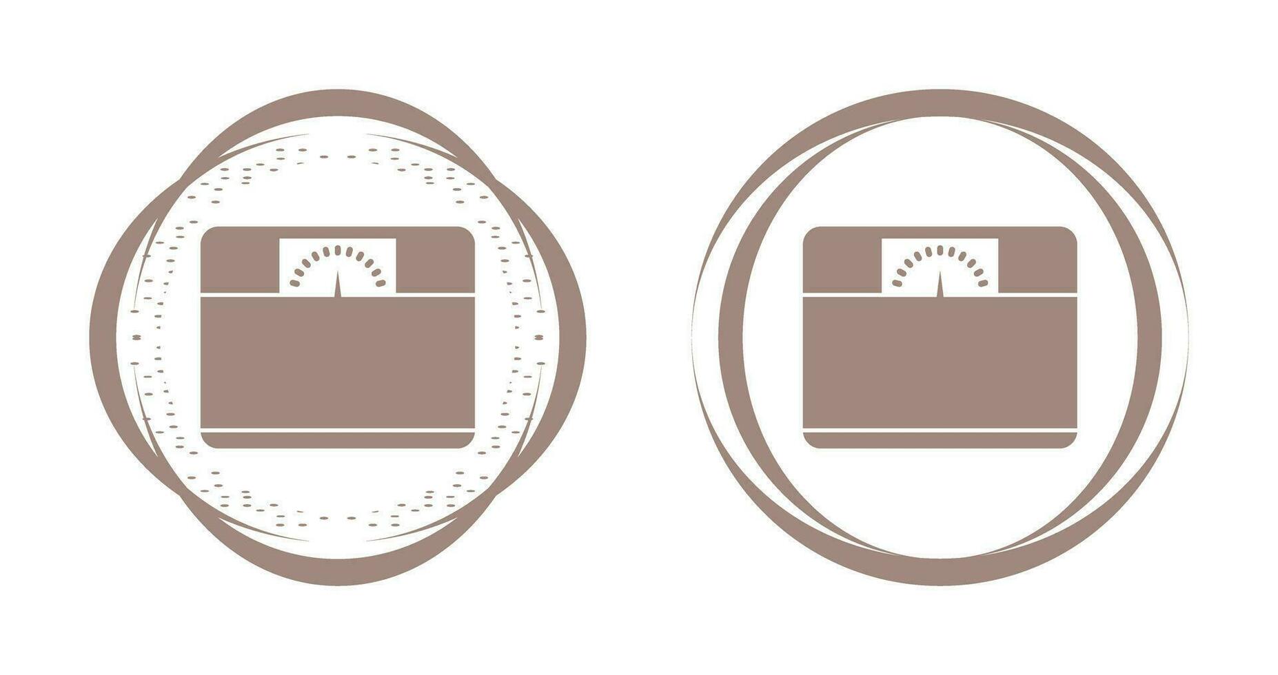 Weighing Machine Vector Icon
