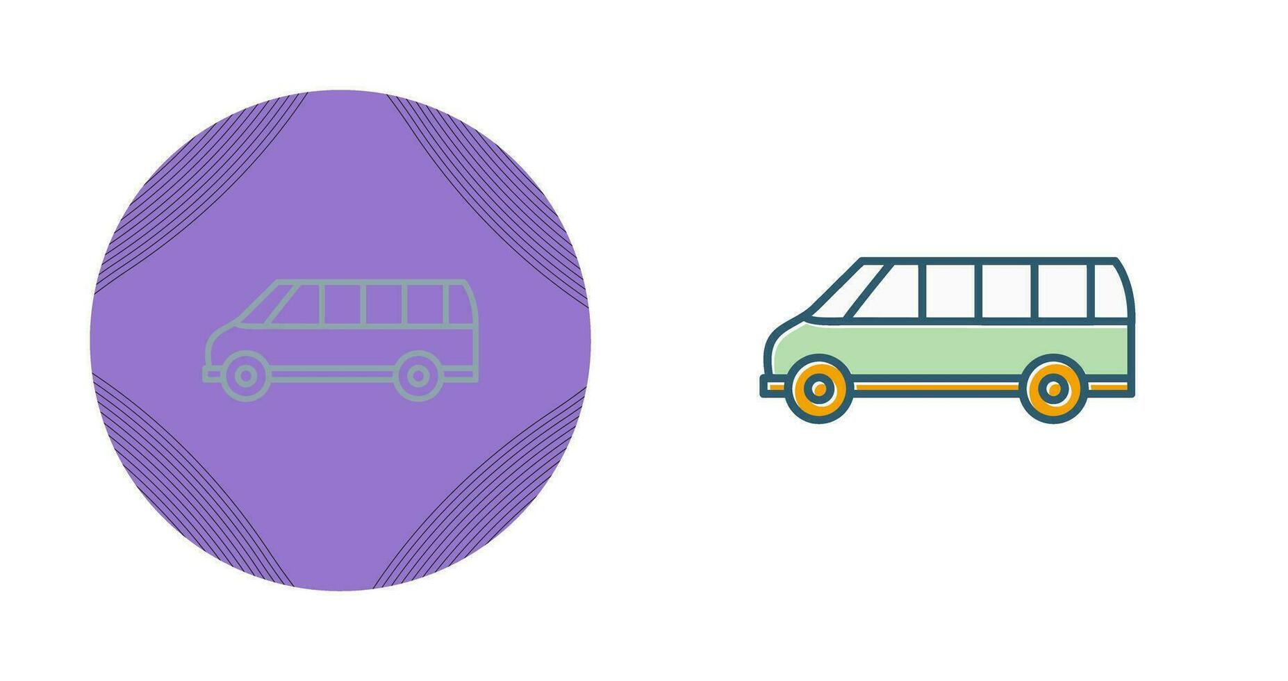 Delivery Bus Vector Icon