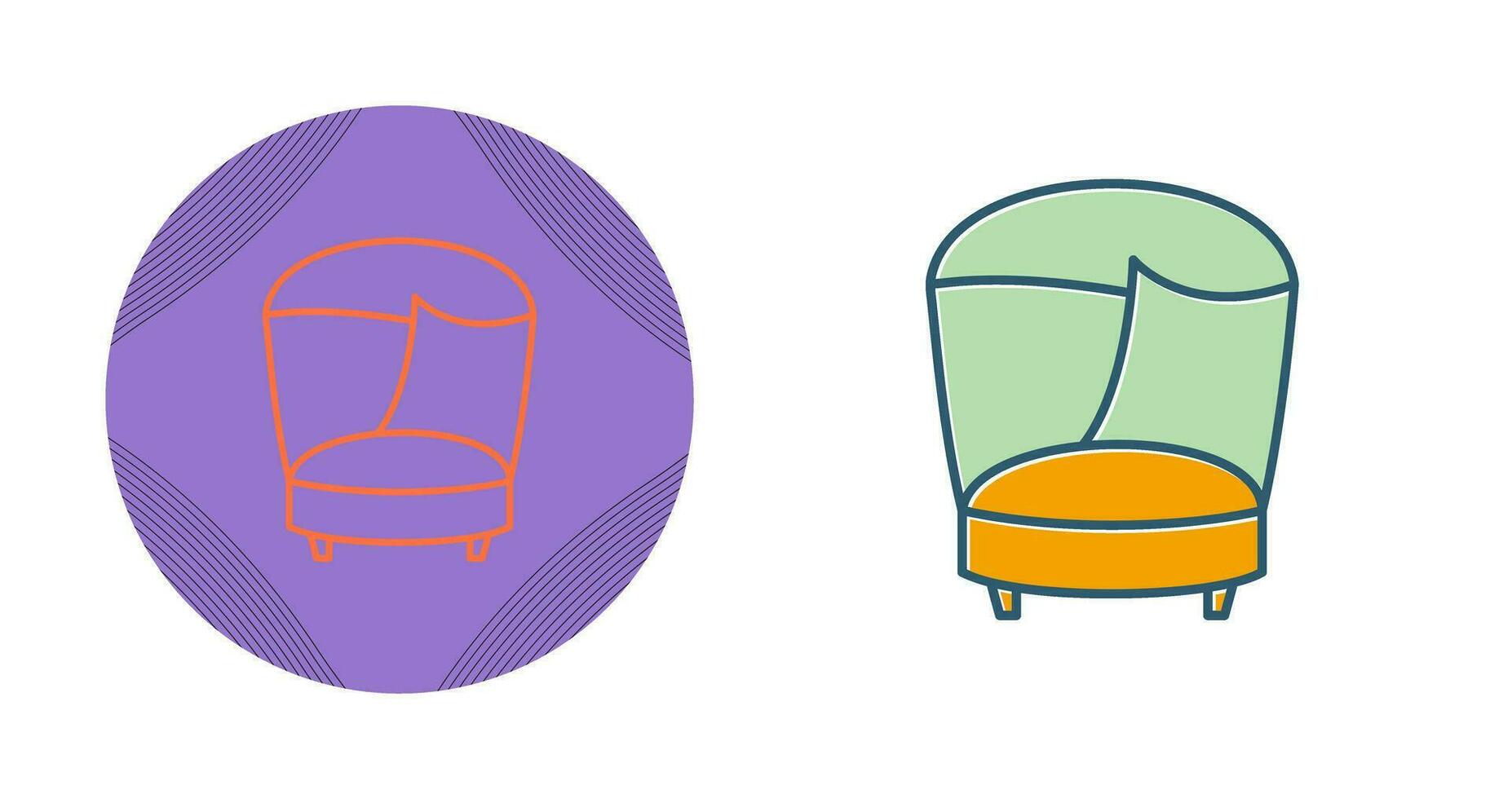 Stylish Chair Vector Icon