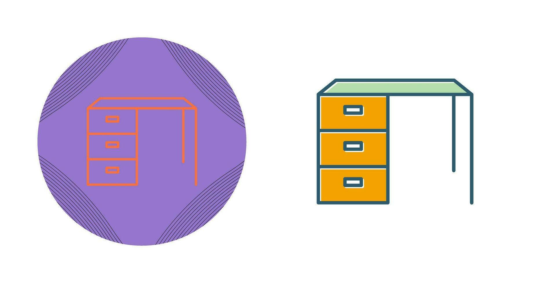 Working Table Vector Icon