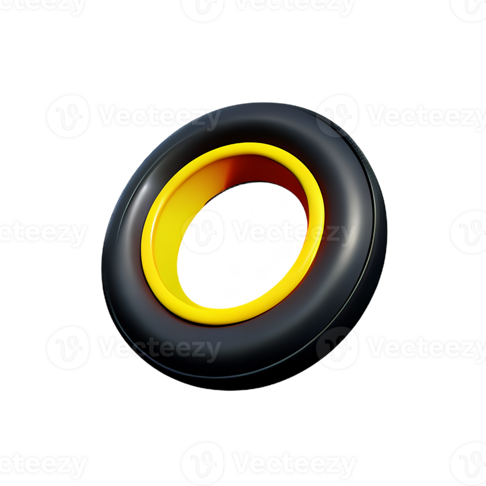 tire 3d rendering icon illustration png