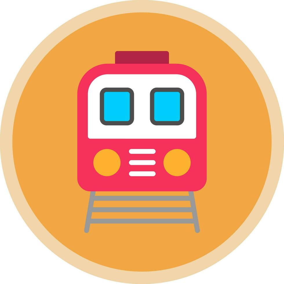 Tram Vector Icon Design