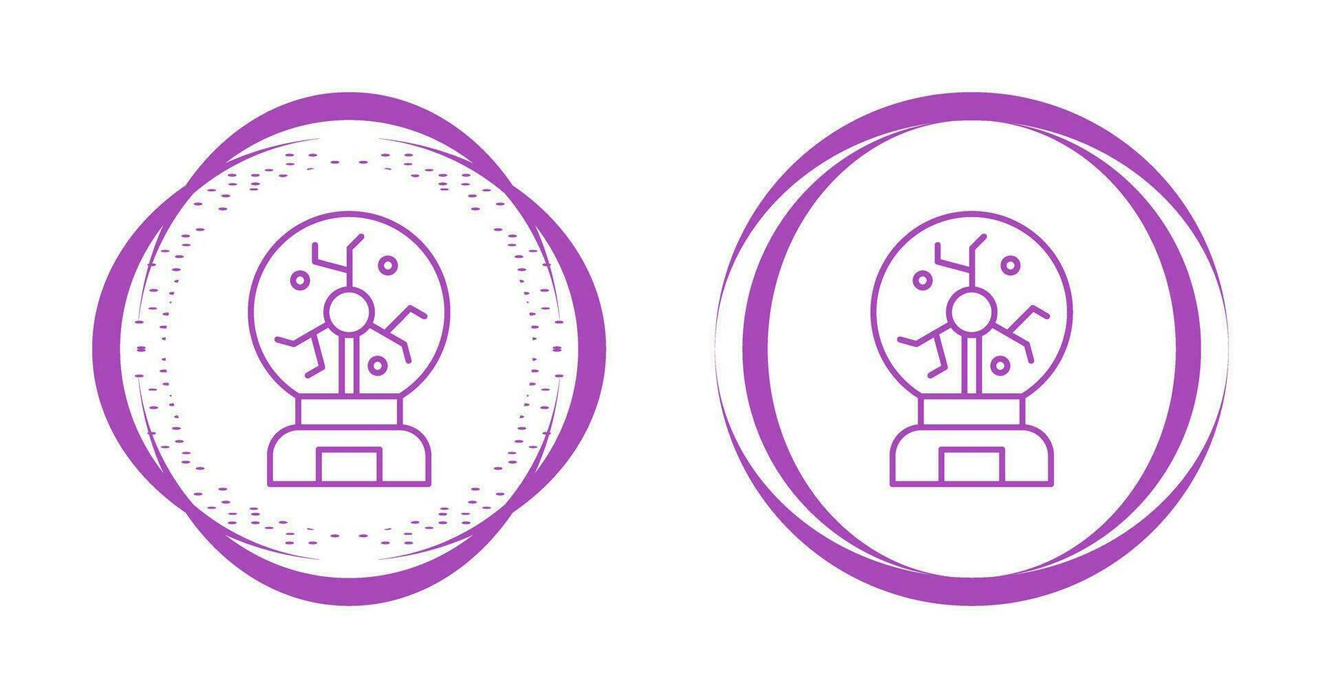 Plasma Ball Vector Icon