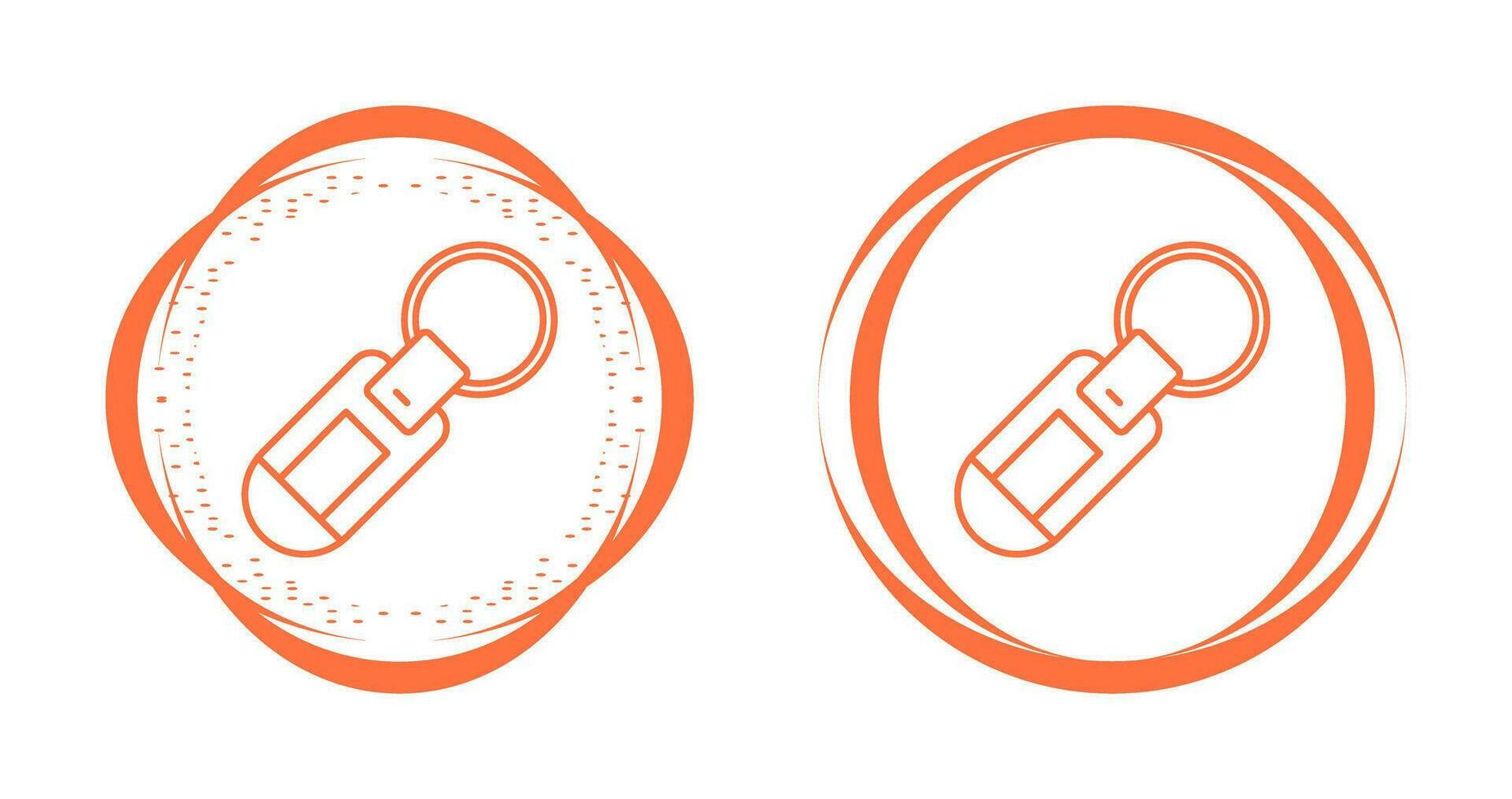 Keychain Vector Icon