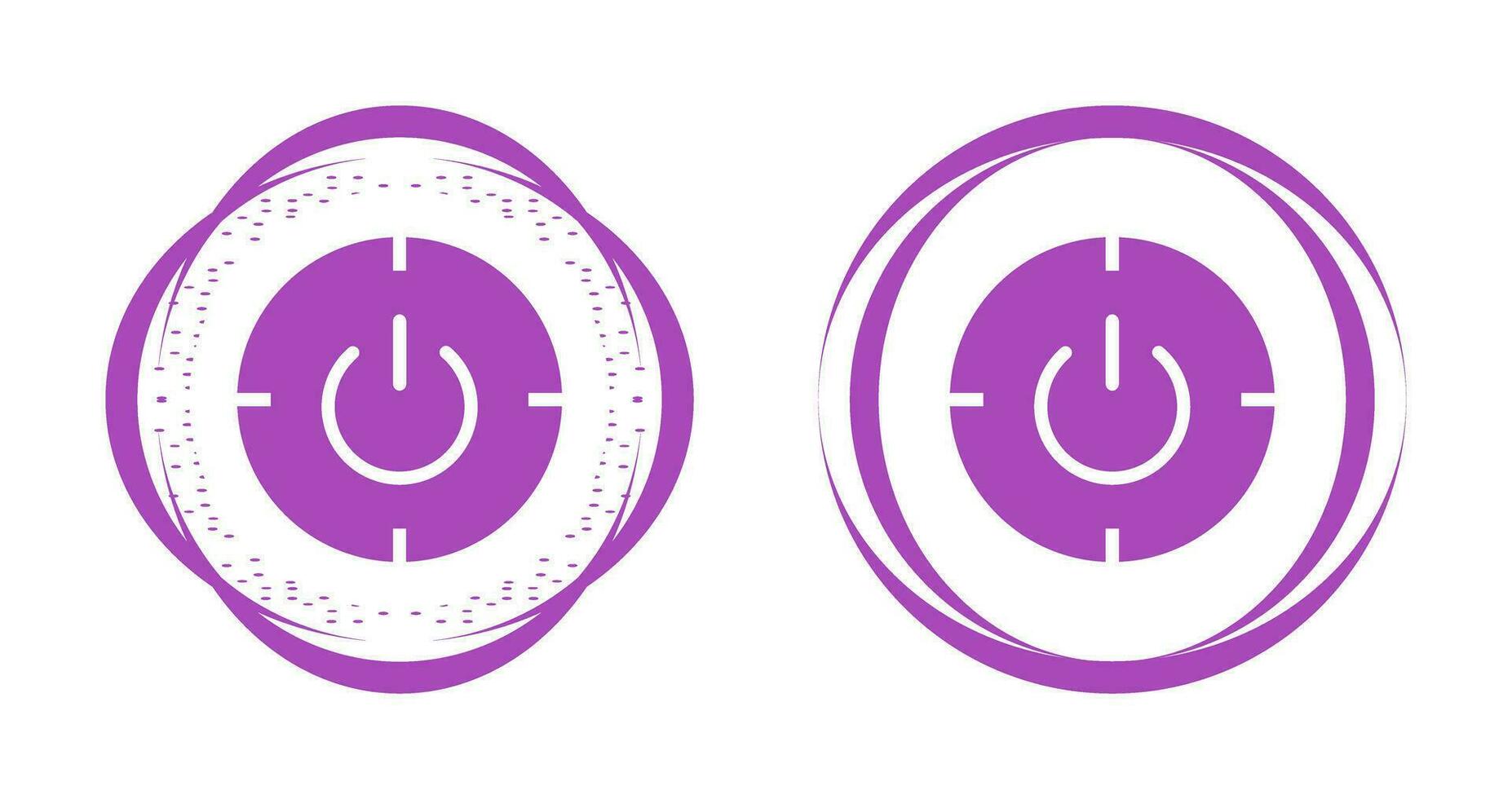 Scheduled power on and off Vector Icon