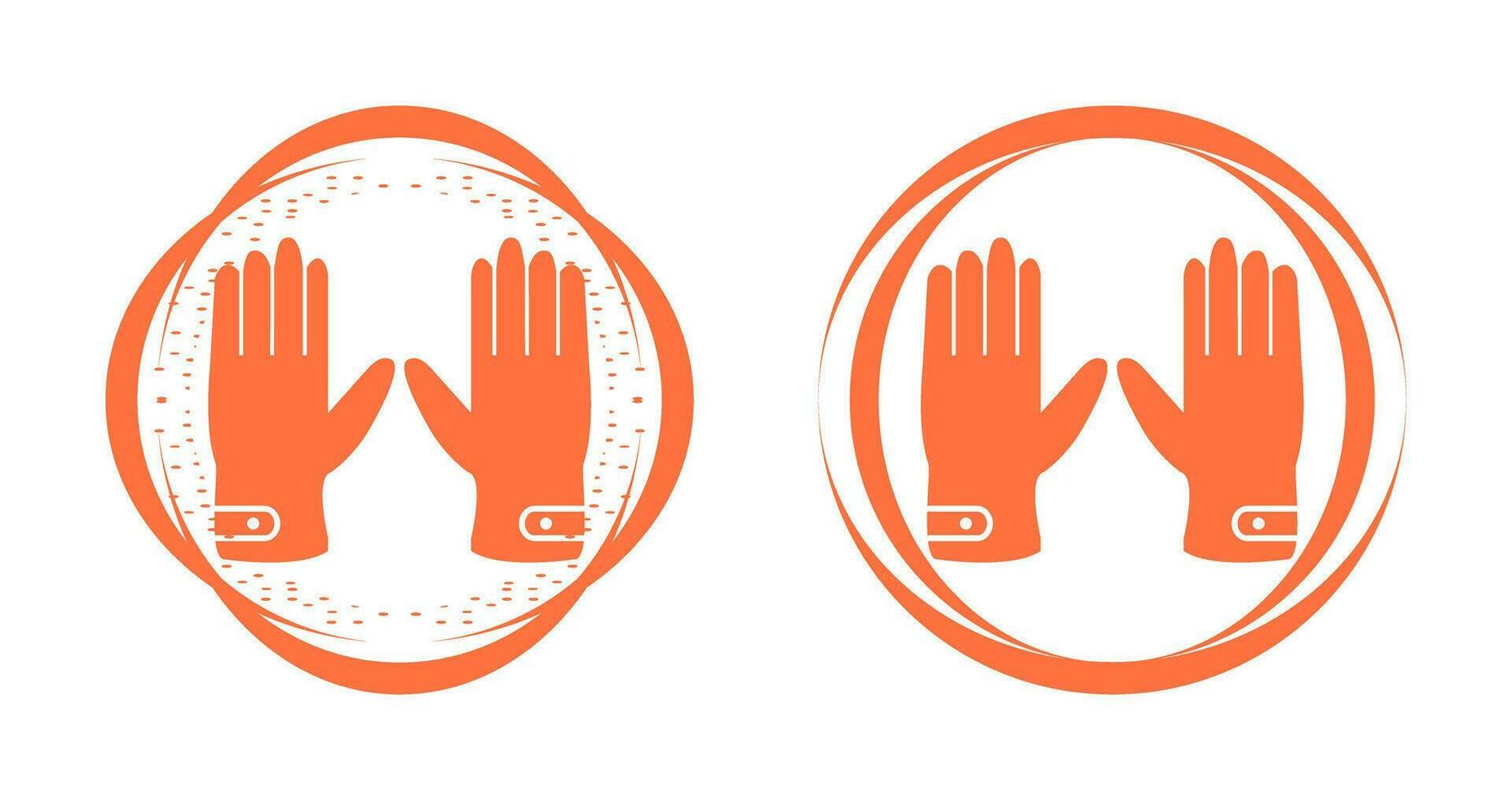 Leather Gloves Vector Icon