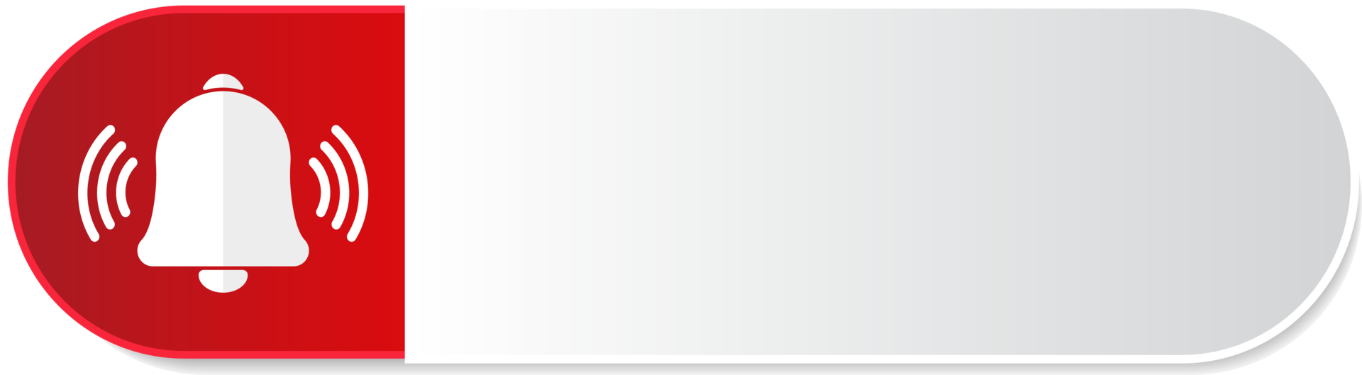 Notification or subscribe button, for designing video channel graphics and page subscriptions. png