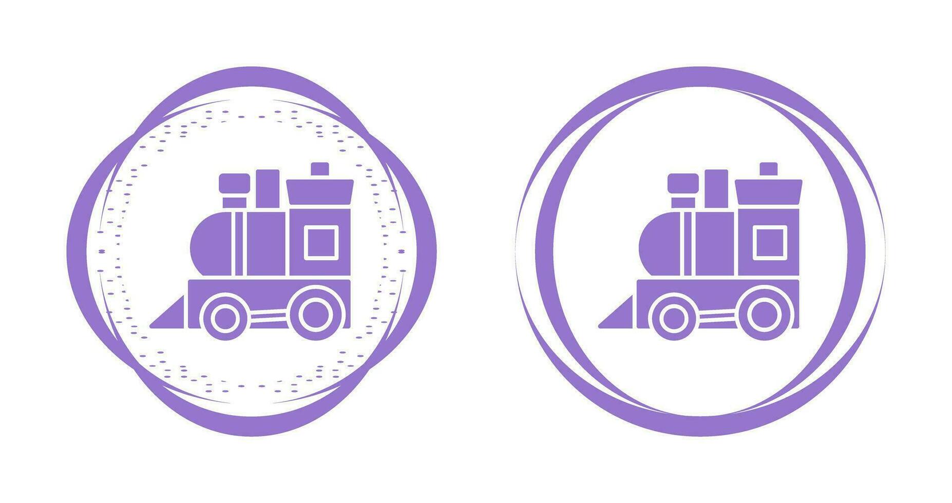 Toy Train Vector Icon