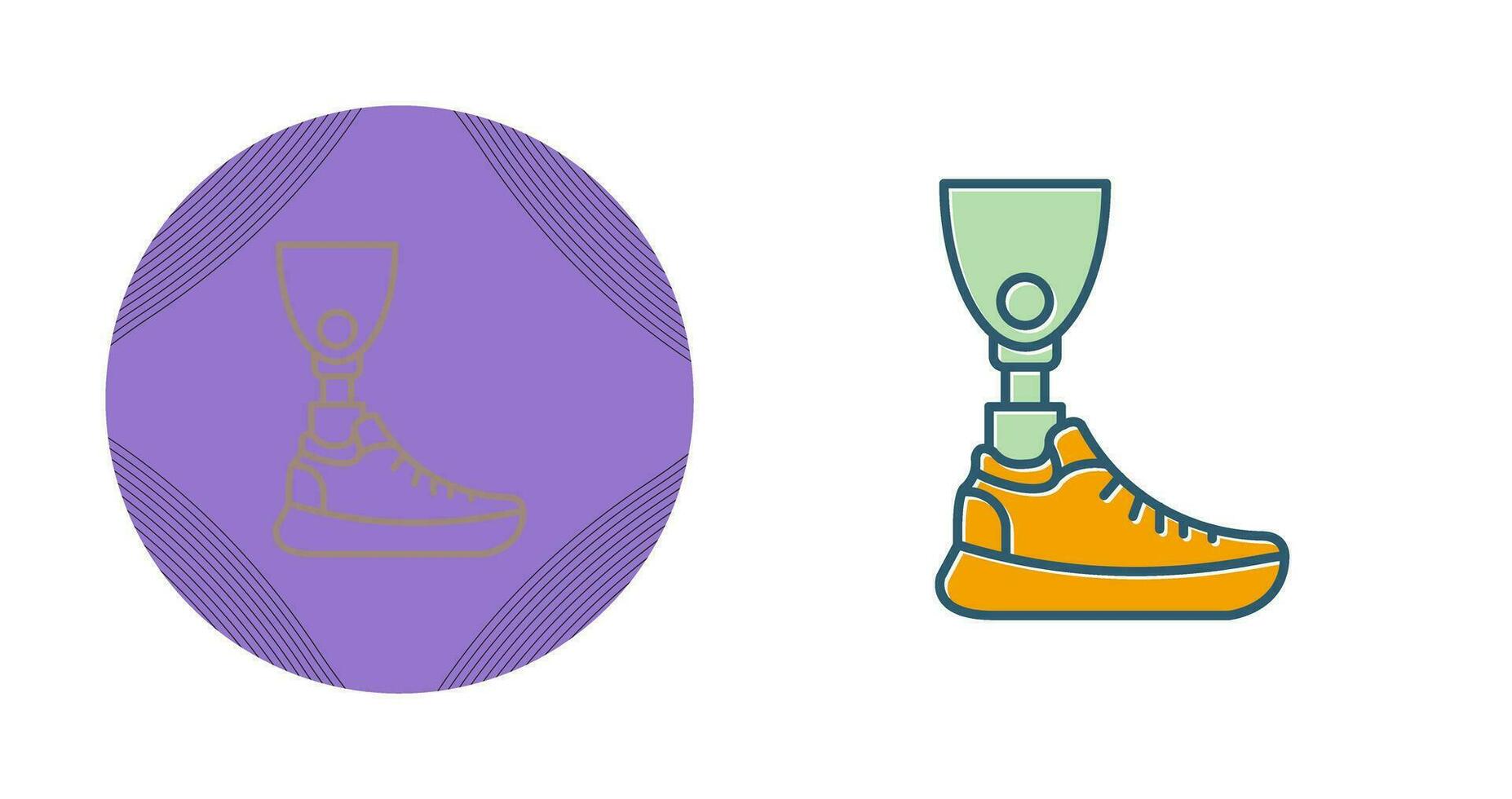 Prosthesis Vector Icon