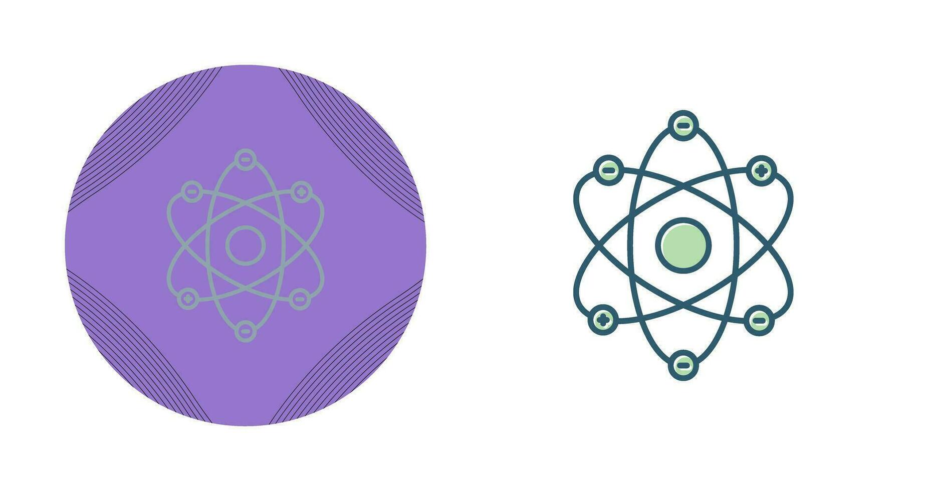 Atom Structure Vector Icon