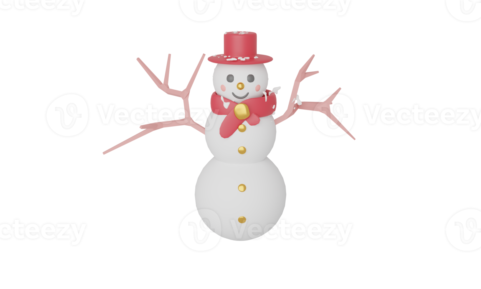 Cartoon Cute Winter Christmas Snowman GIF PNG Images