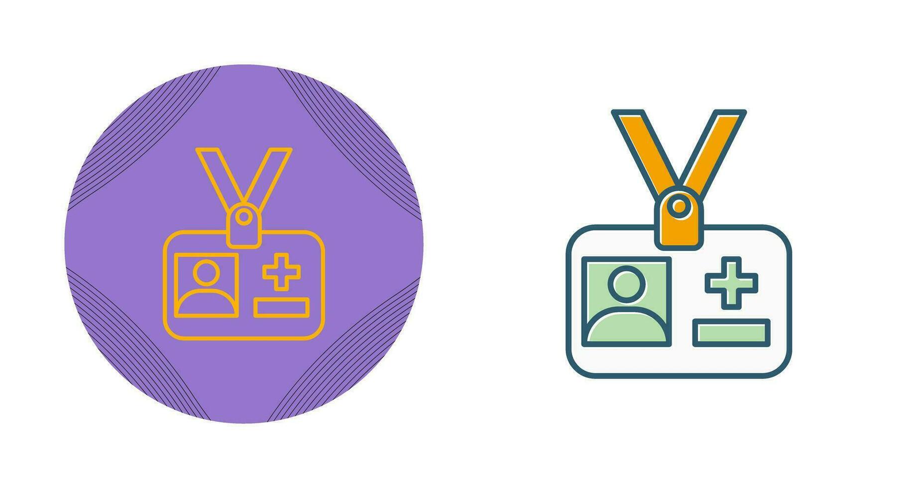 Medical Id Vector Icon