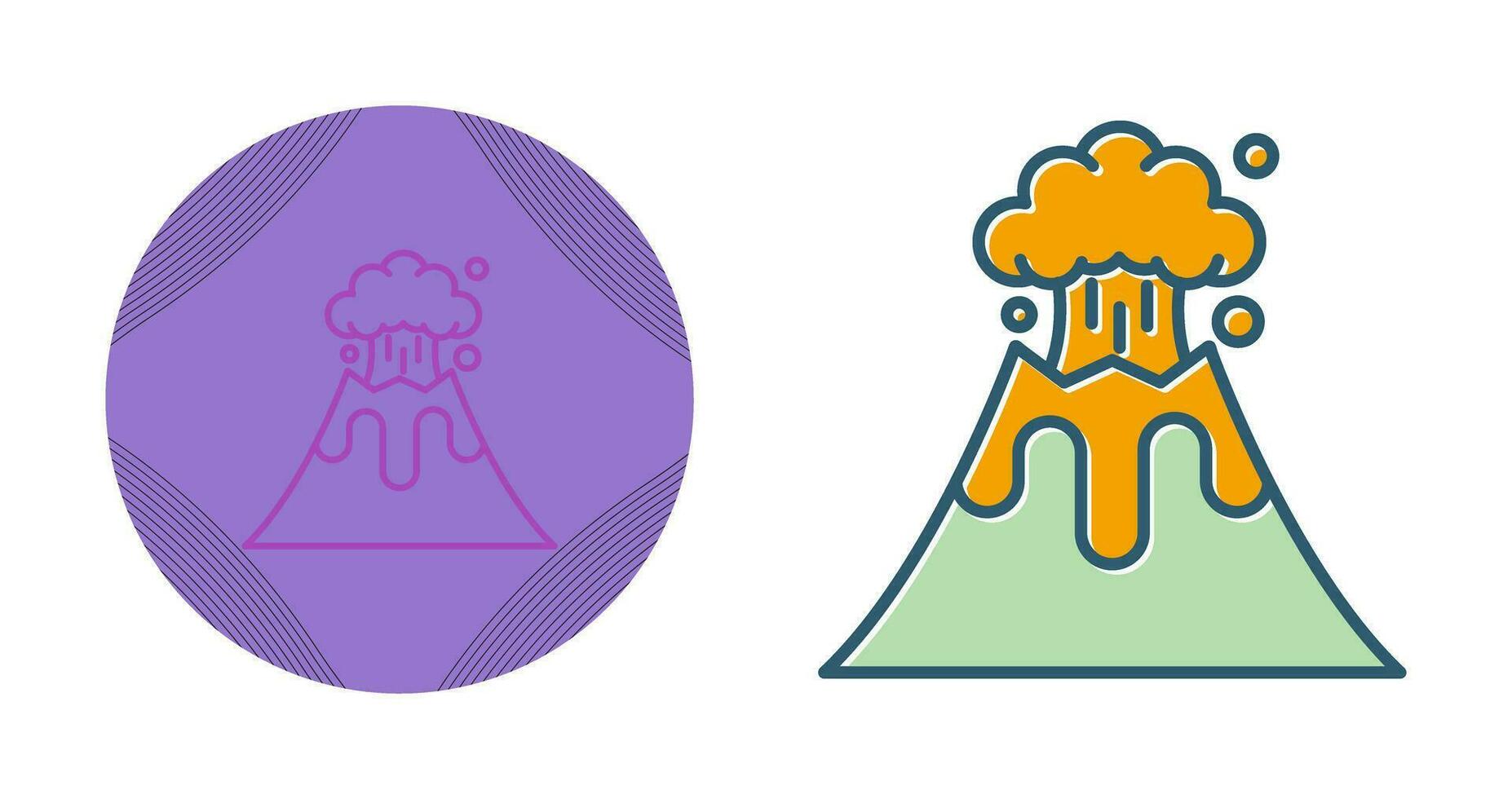 Volcano Vector Icon
