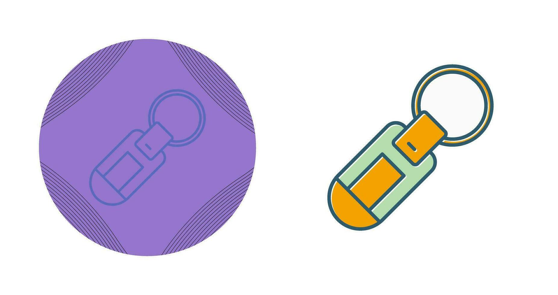 Keychain Vector Icon