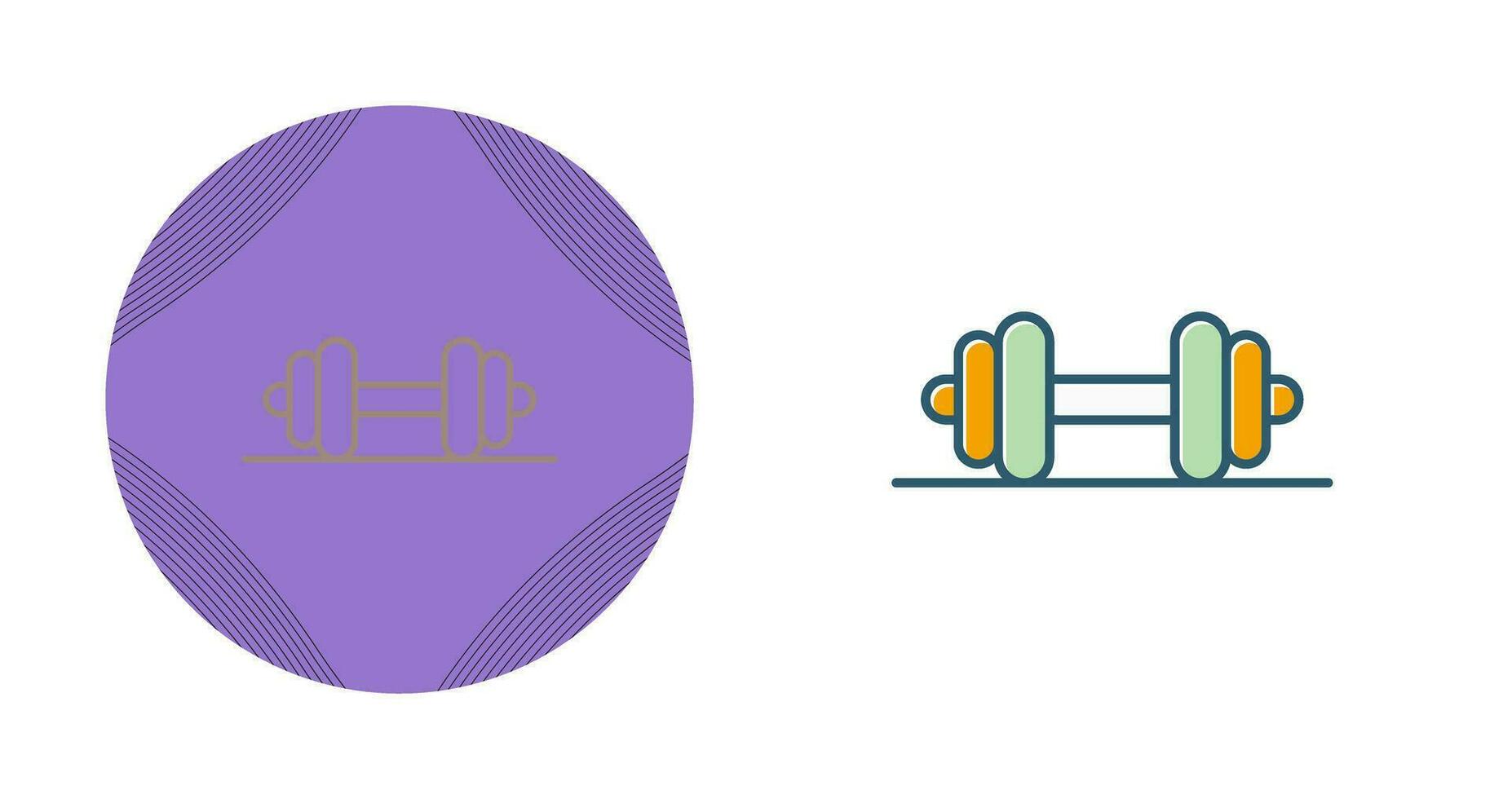 Dumbbell Vector Icon