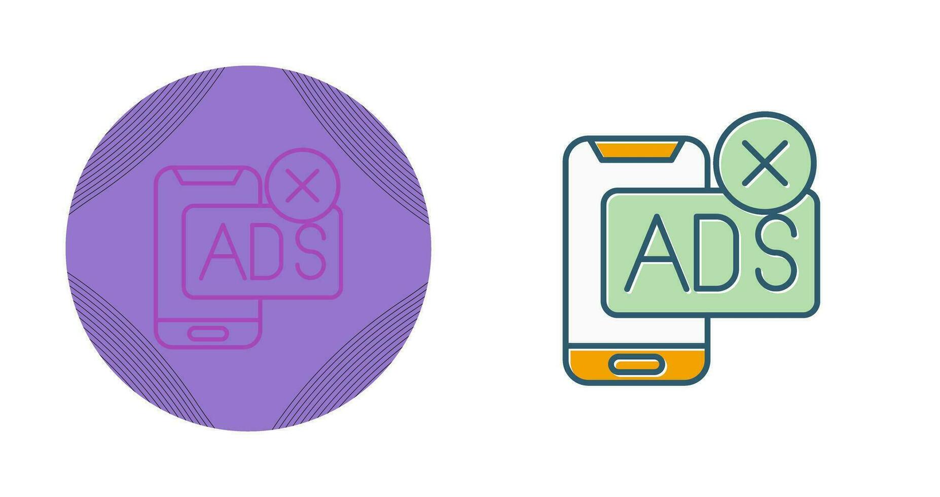 AD Block Vector Icon