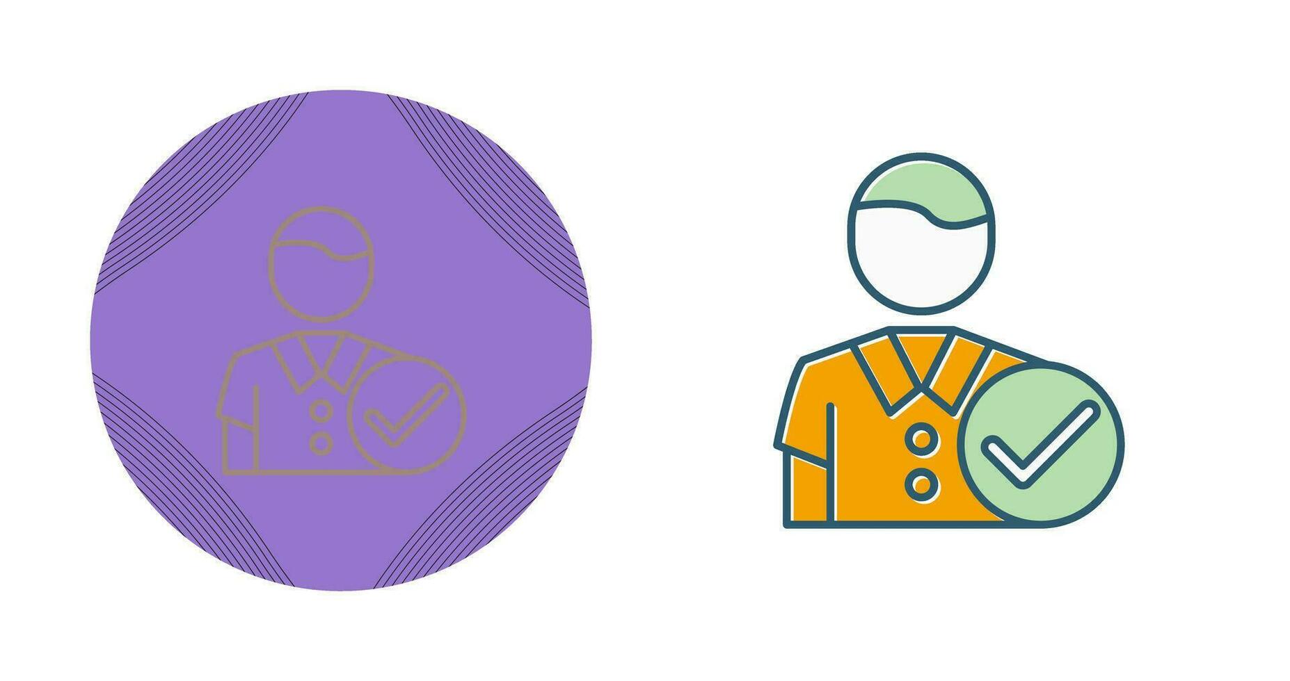 Man Accept Vector Icon