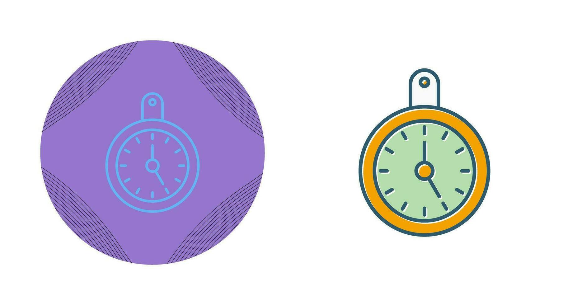 Wall Clock Vector Icon