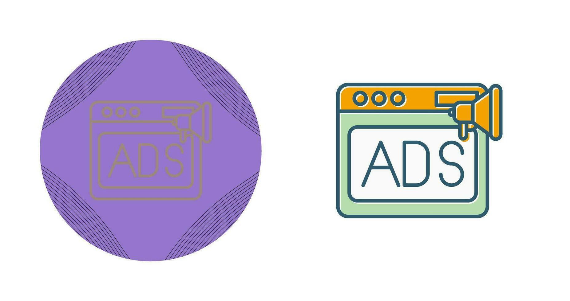 Native Advertising Vector Icon