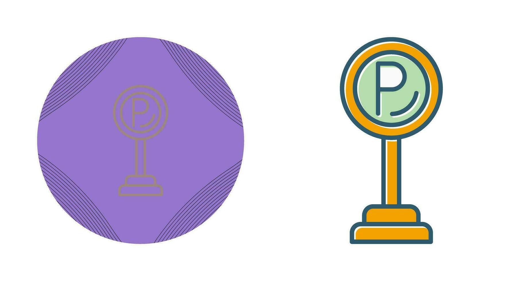 Parking Sign Vector Icon