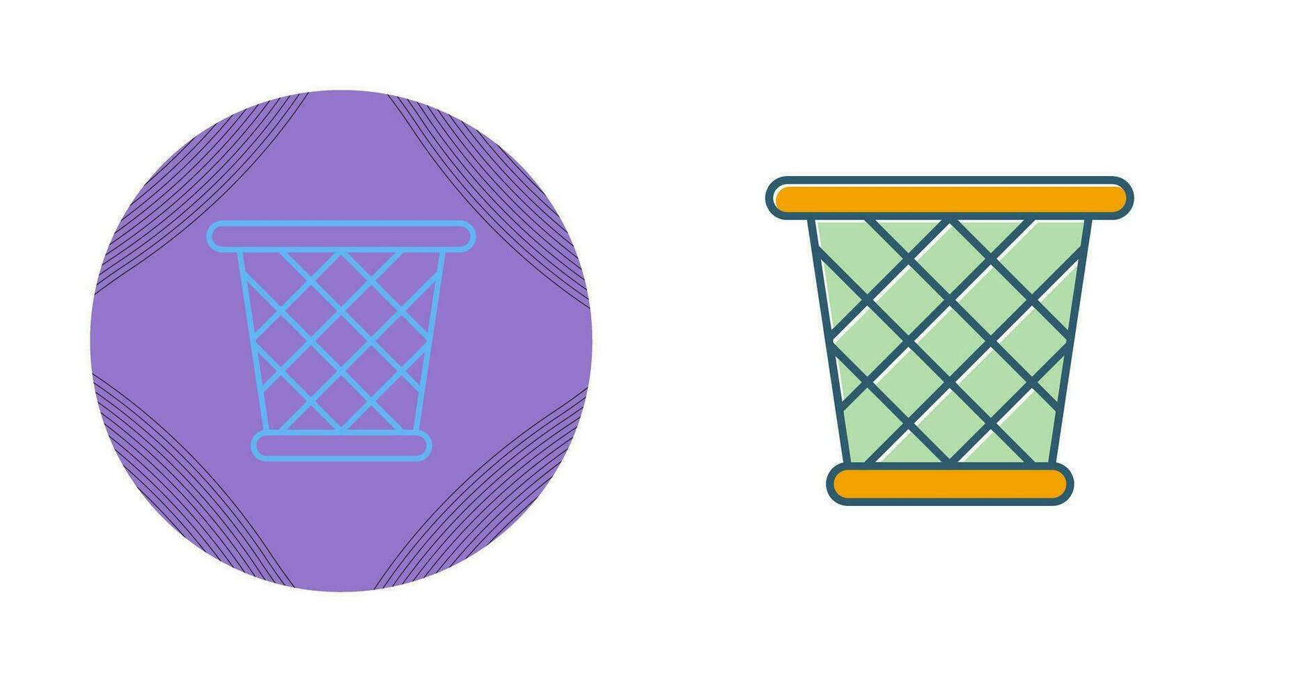 Paper Bin Vector Icon
