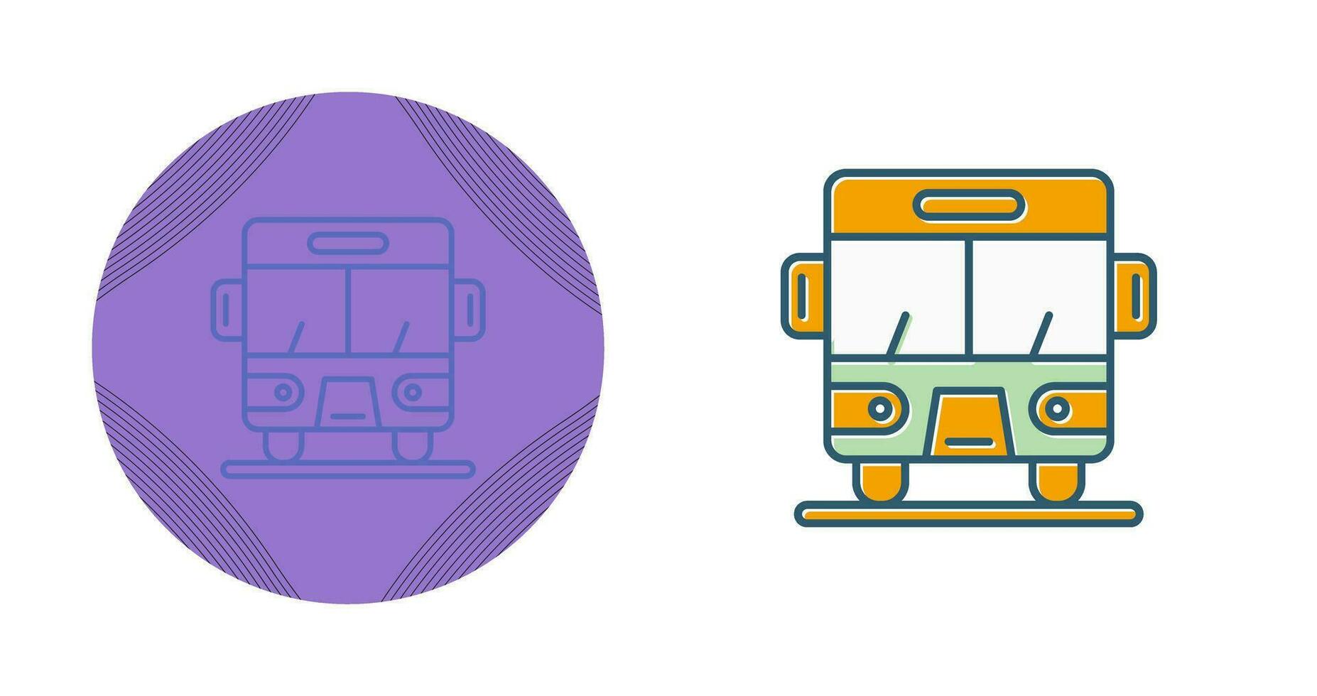 icono de vector de bus