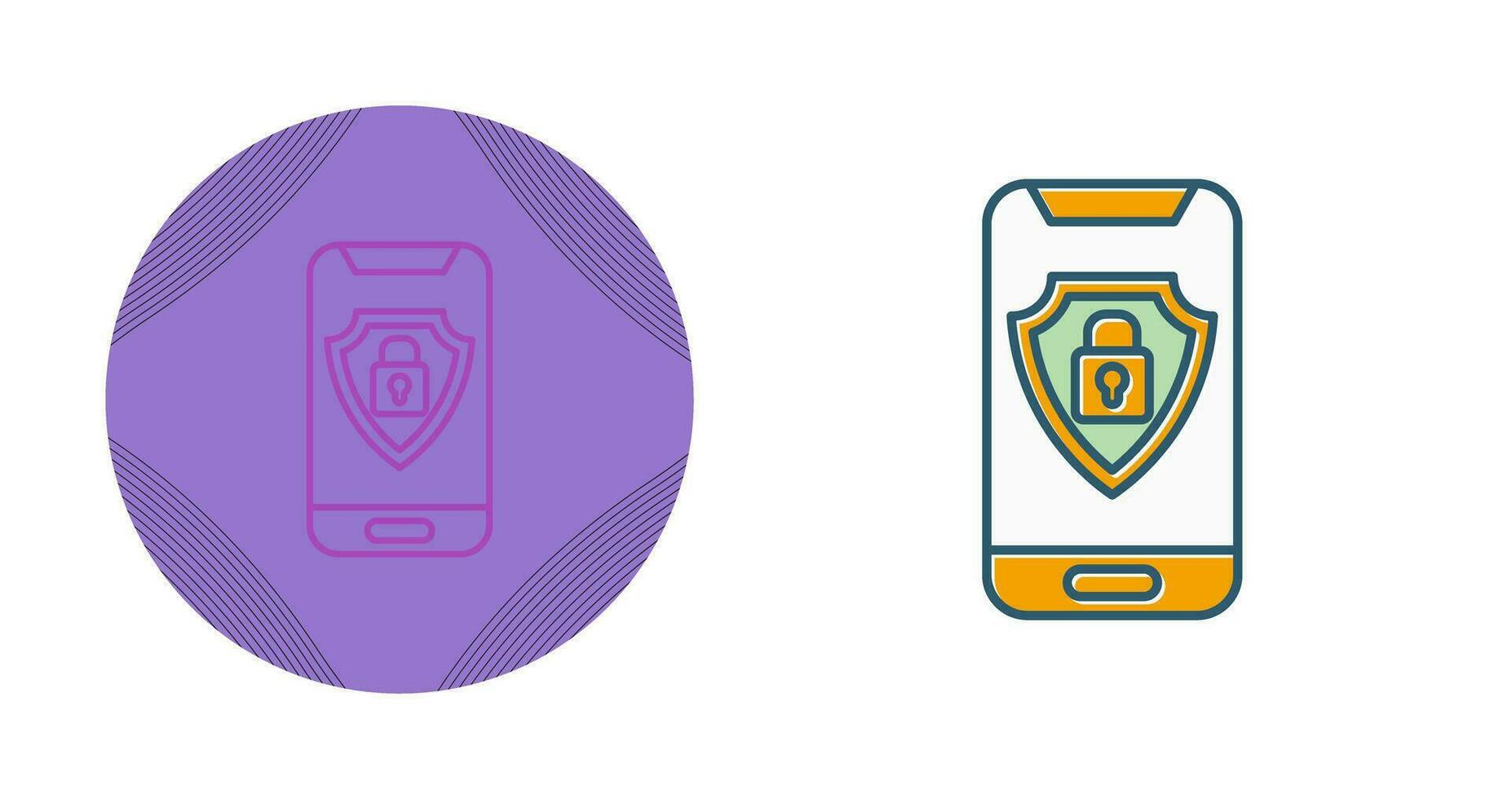 Mobile Security Vector Icon