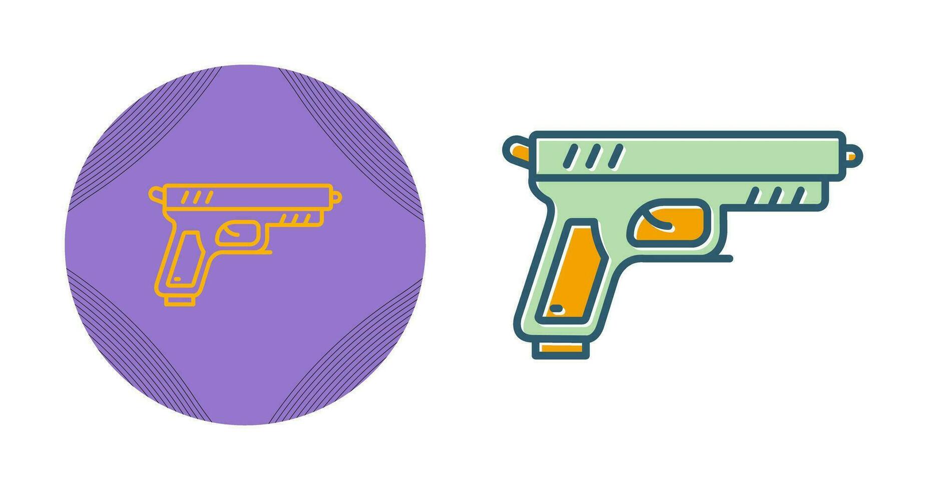 icono de vector de pistola