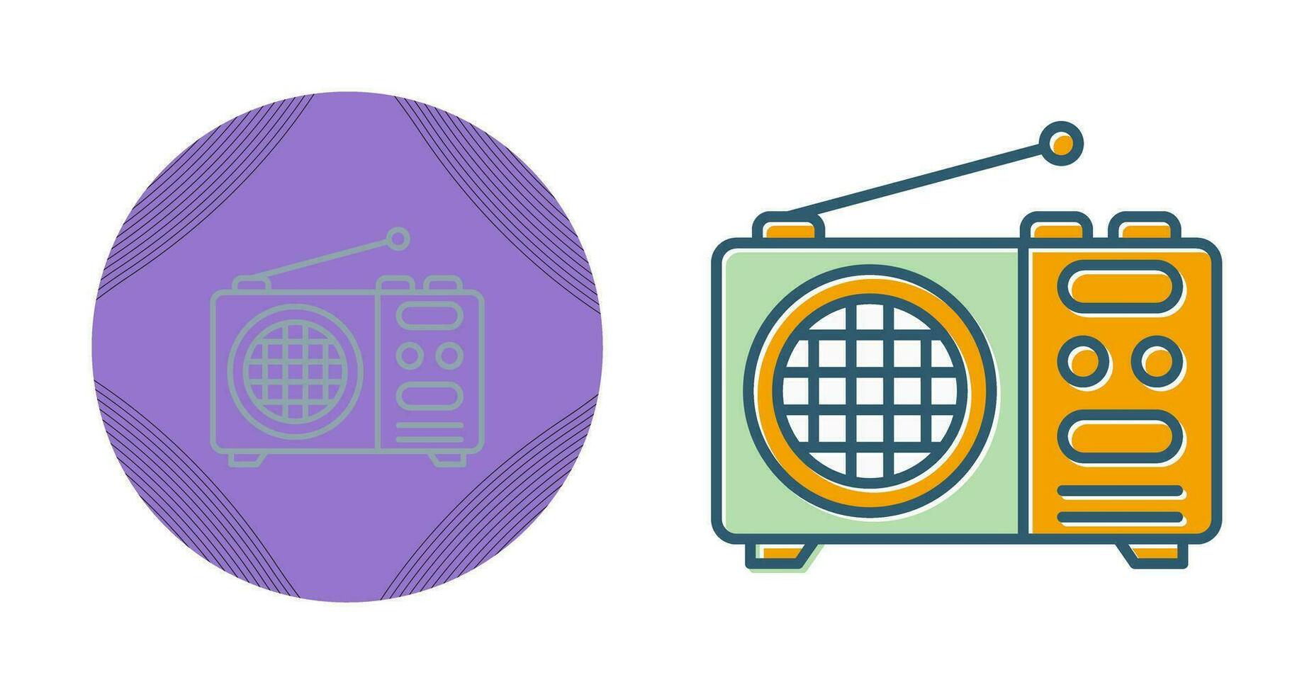 Radio Vector Icon