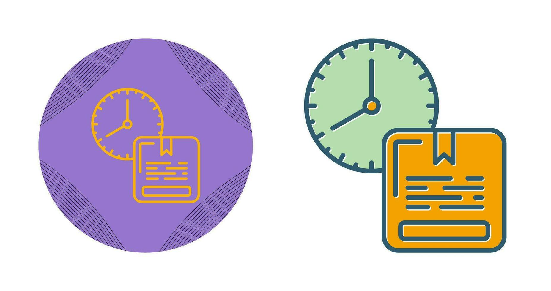 On Time Delivery Vector Icon