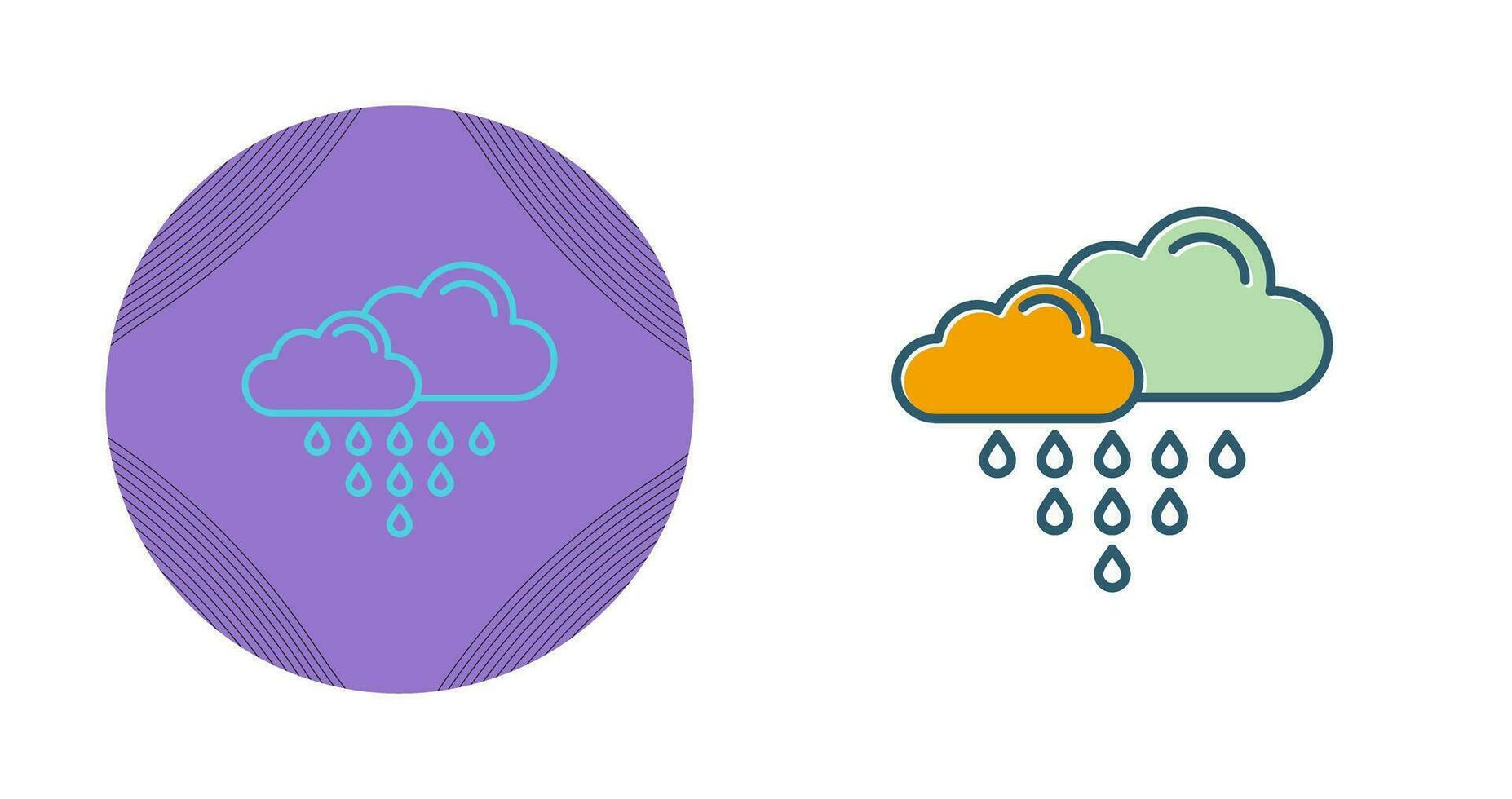Acid Rain Vector Icon