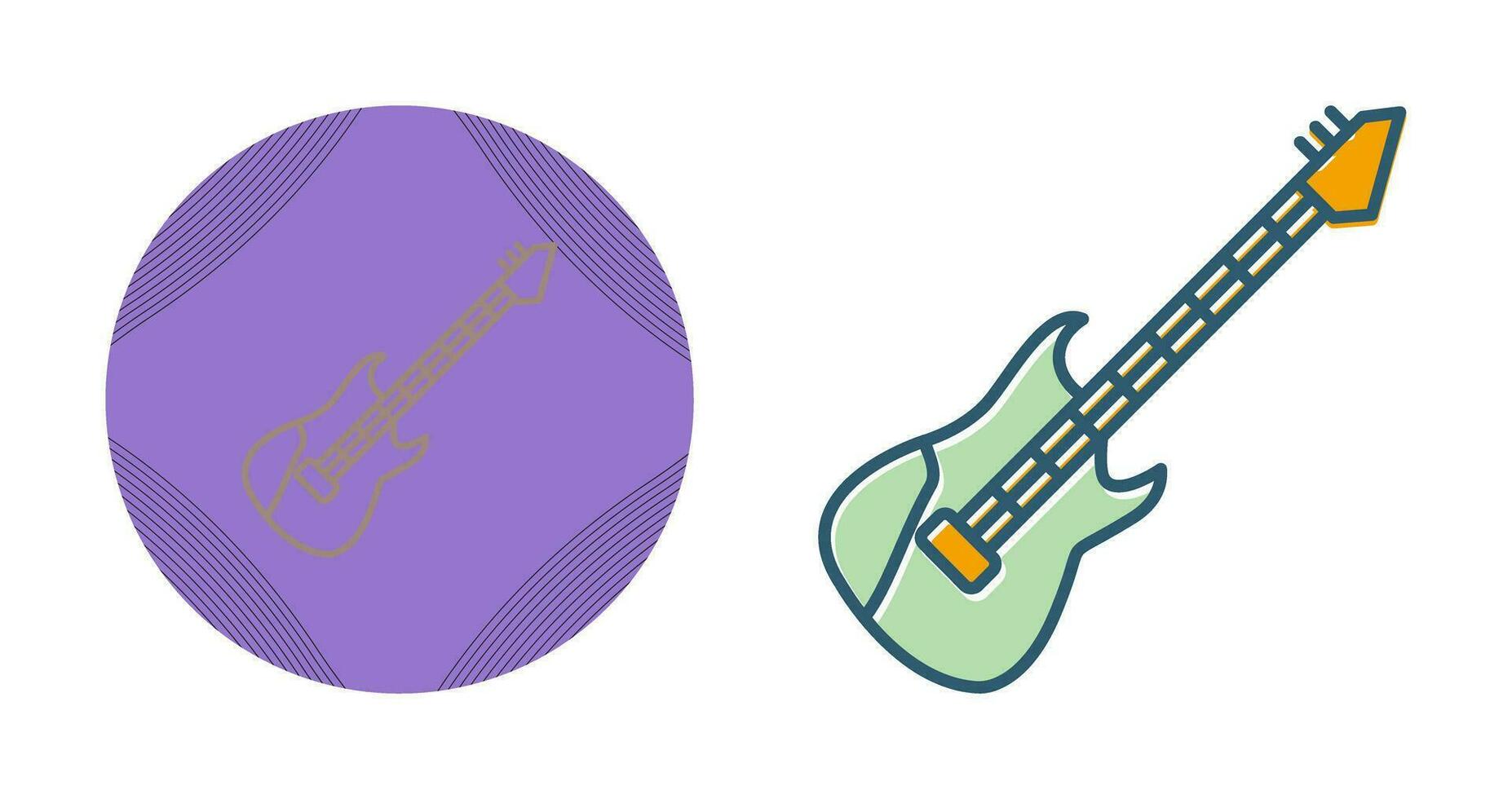 Electric Guitar Vector Icon
