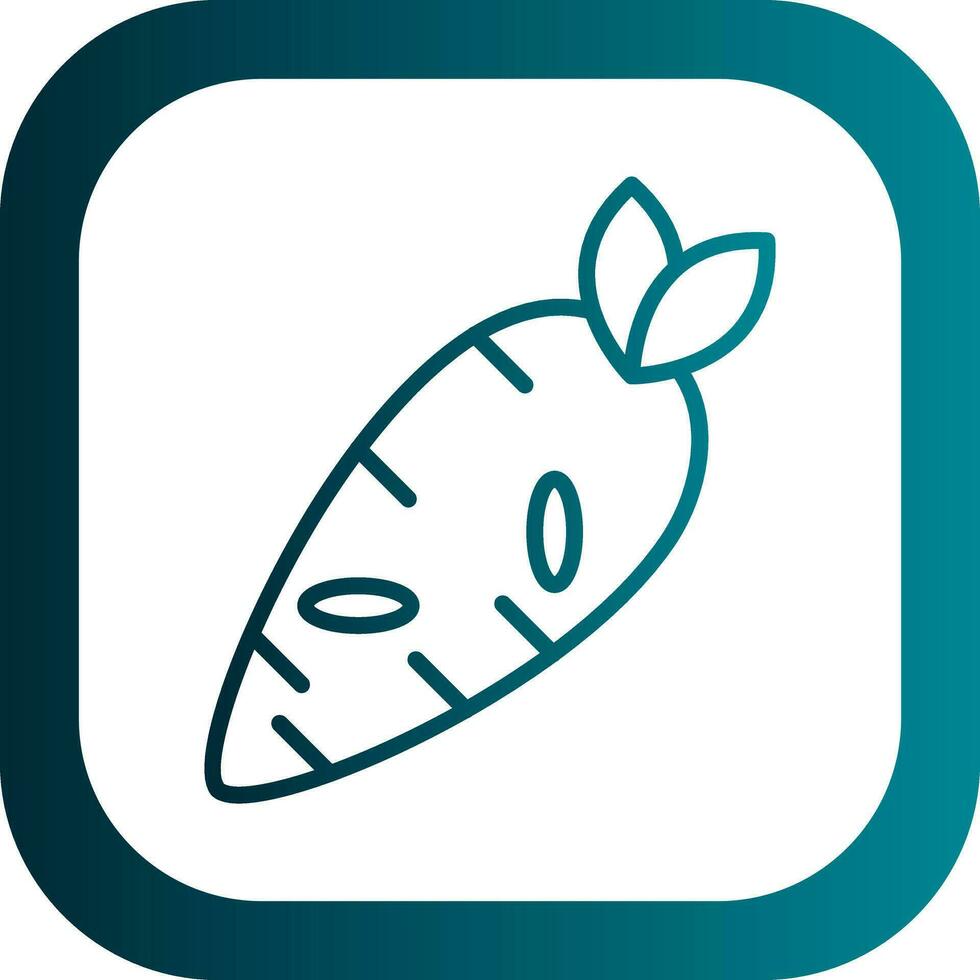 Carrot Vector Icon Design