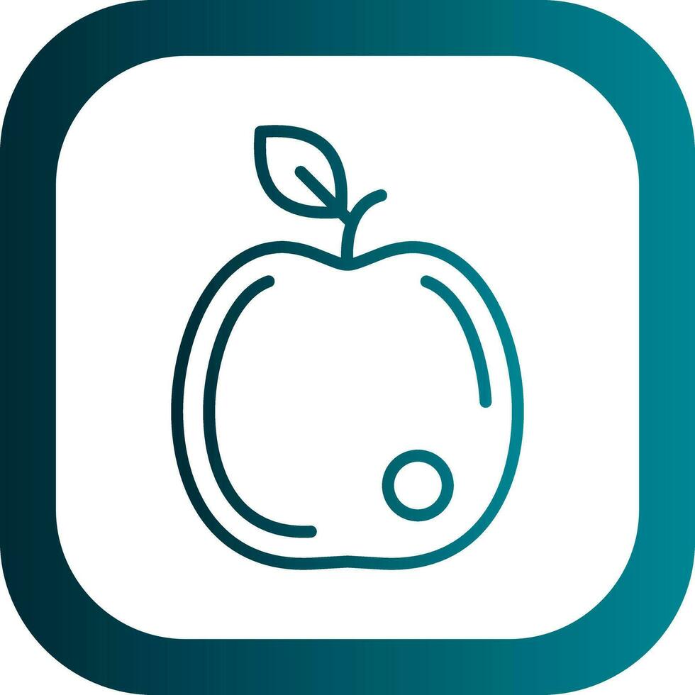 diseño de icono de vector de manzana