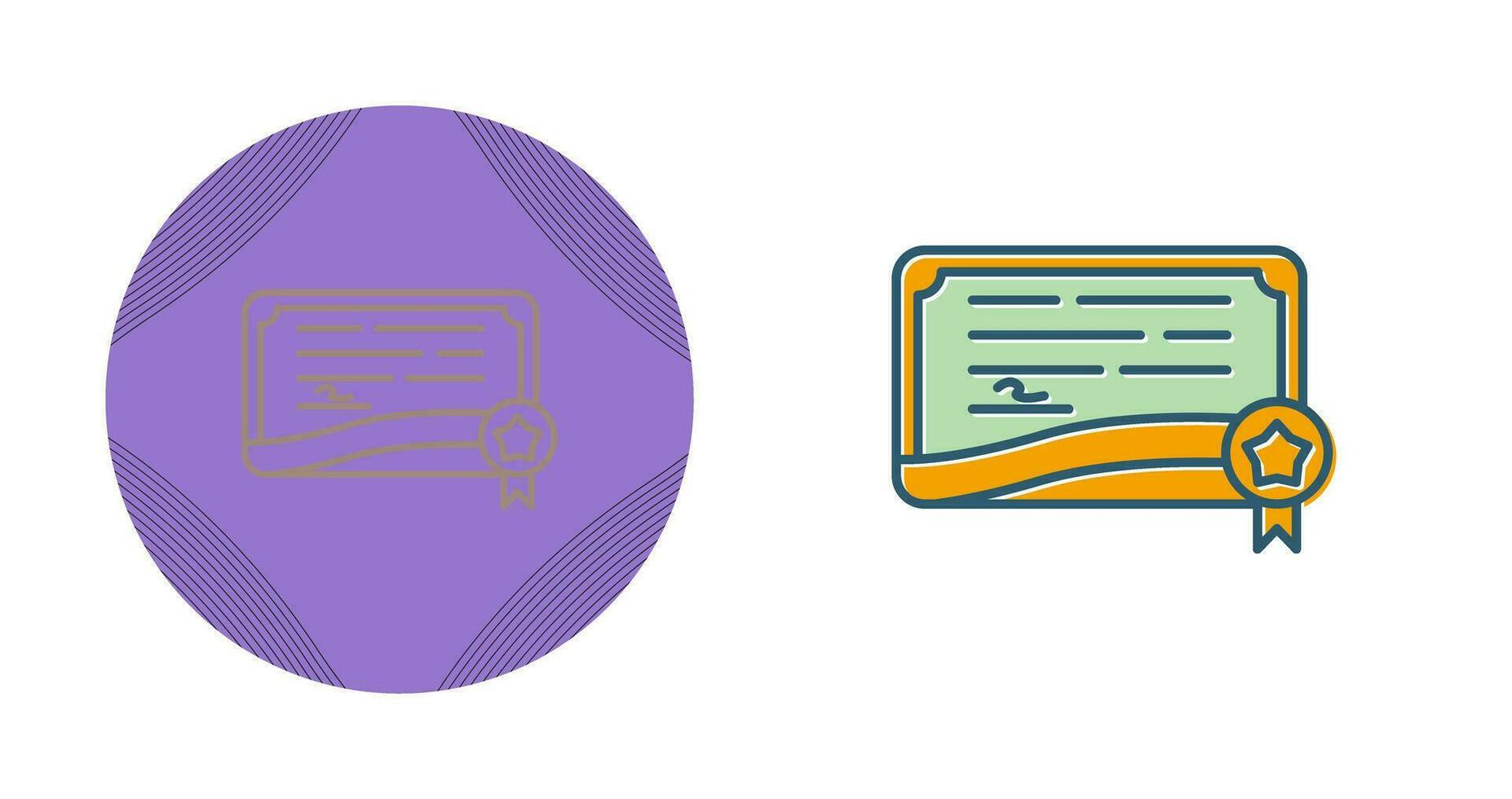 Certificate Vector Icon
