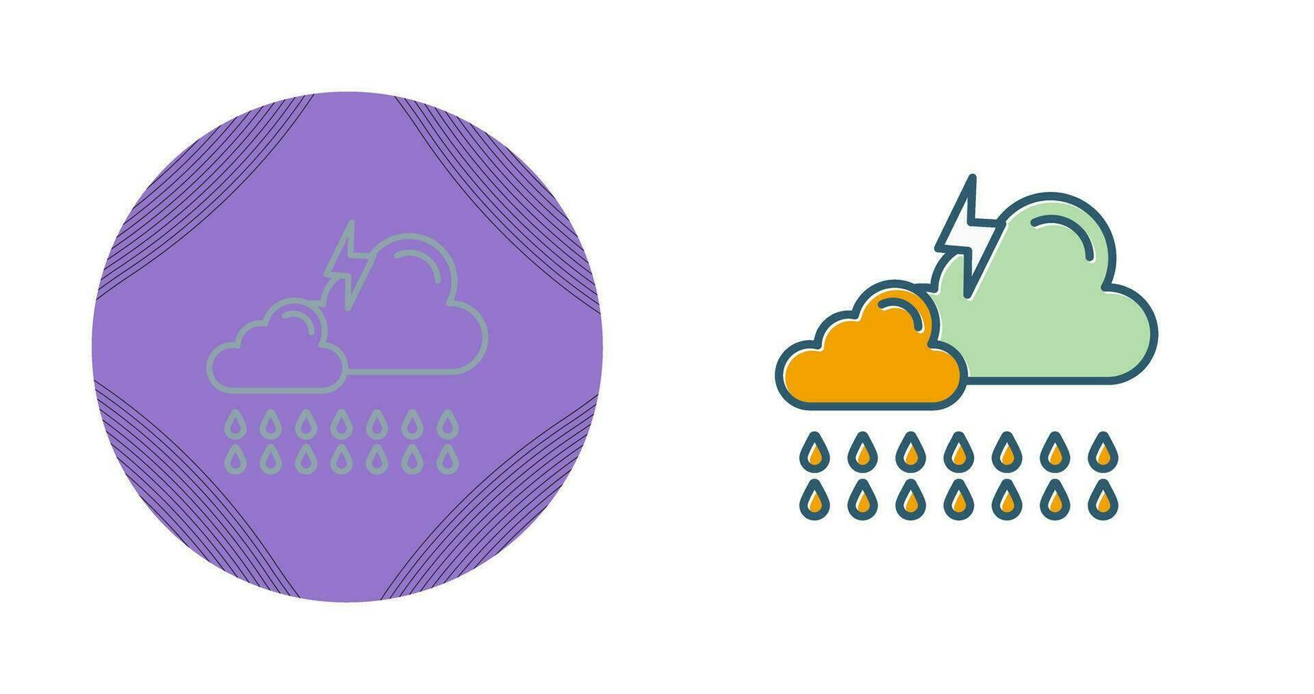 icono de vector de tormenta