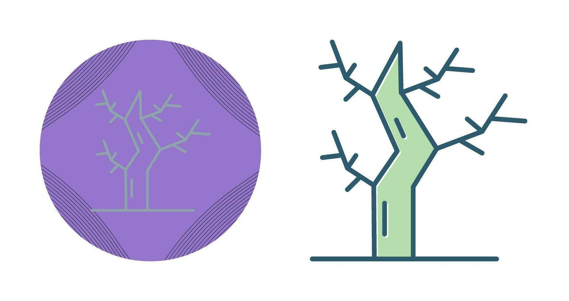 Dry Tree Vector Icon