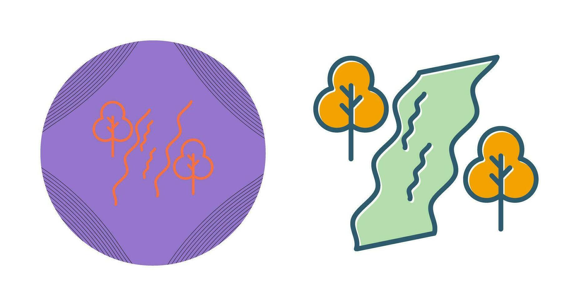 River Vector Icon