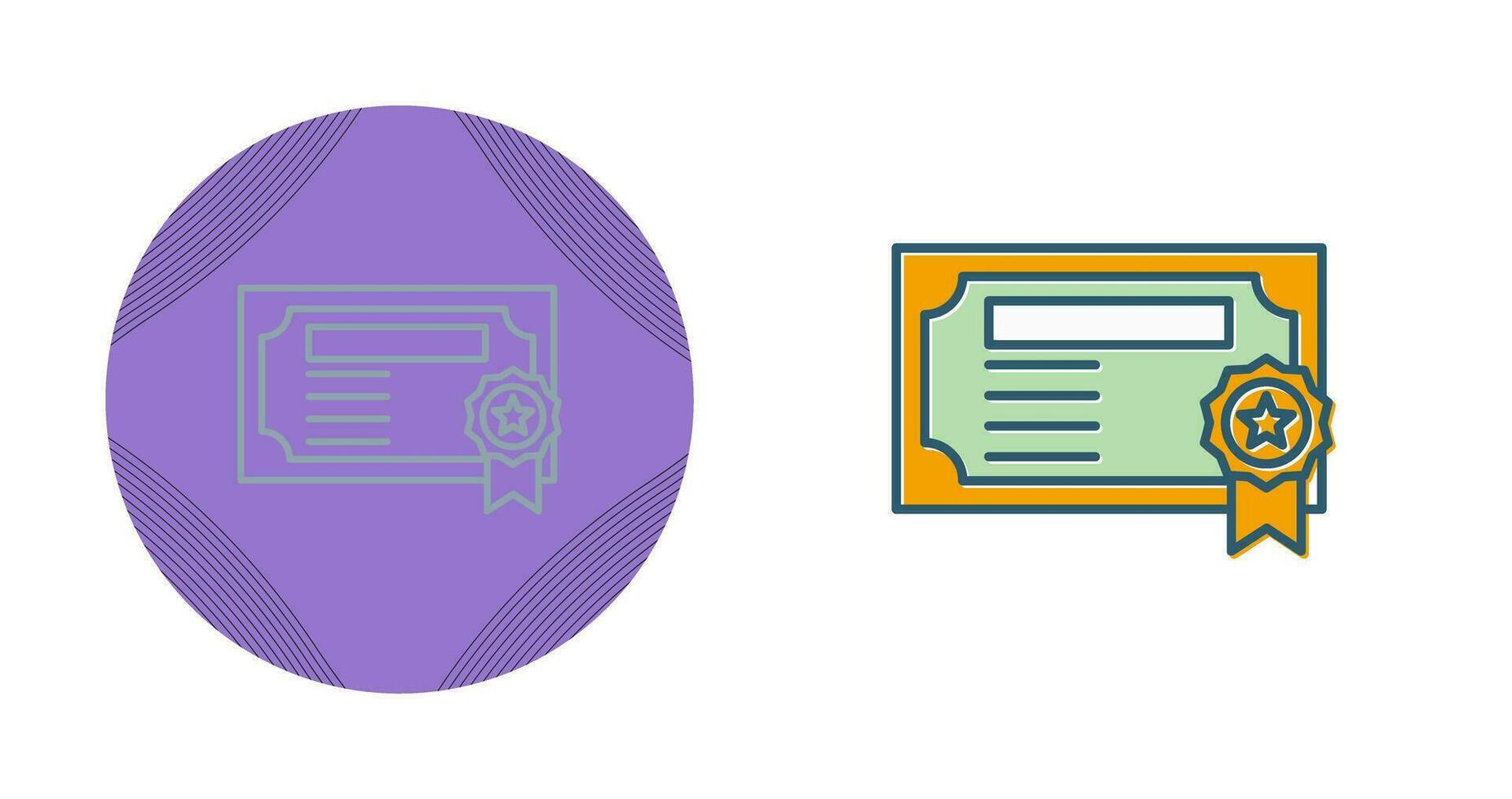 Certificate Vector Icon