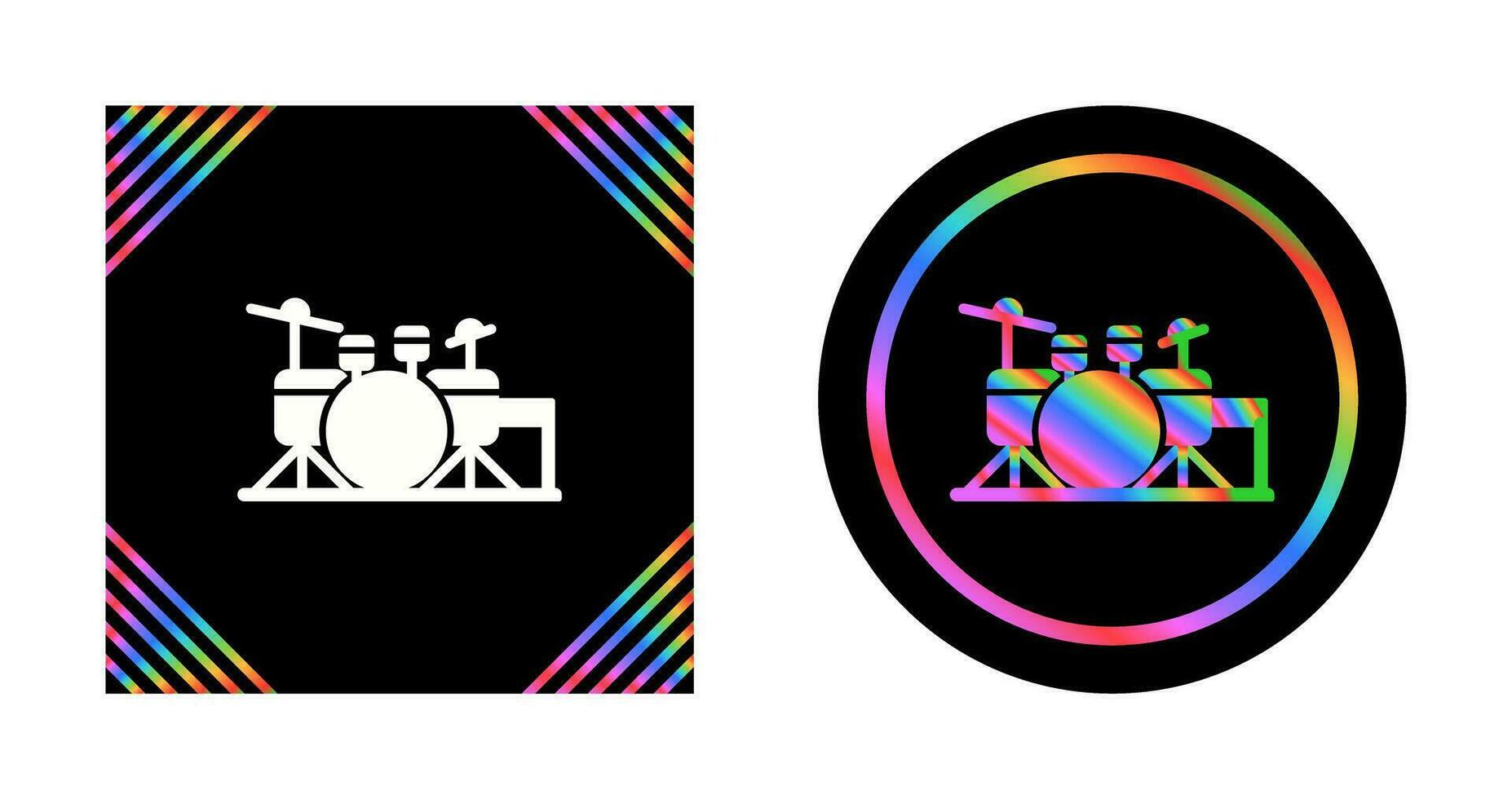 Drum Set Vector Icon