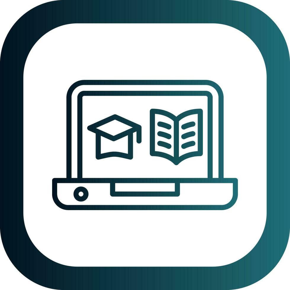 Online course Vector Icon Design