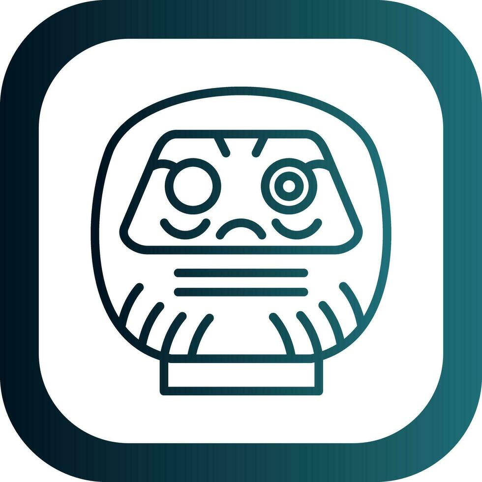 Daruma Vector Icon Design