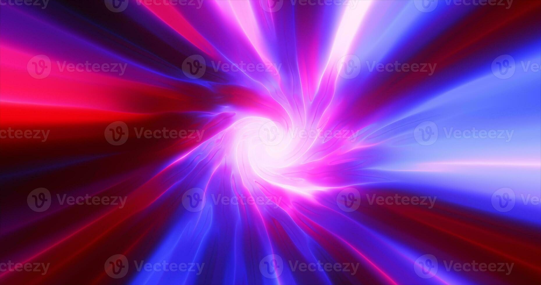 Purple hypertunnel spinning speed space tunnel made of twisted swirling energy magic glowing light lines abstract background photo