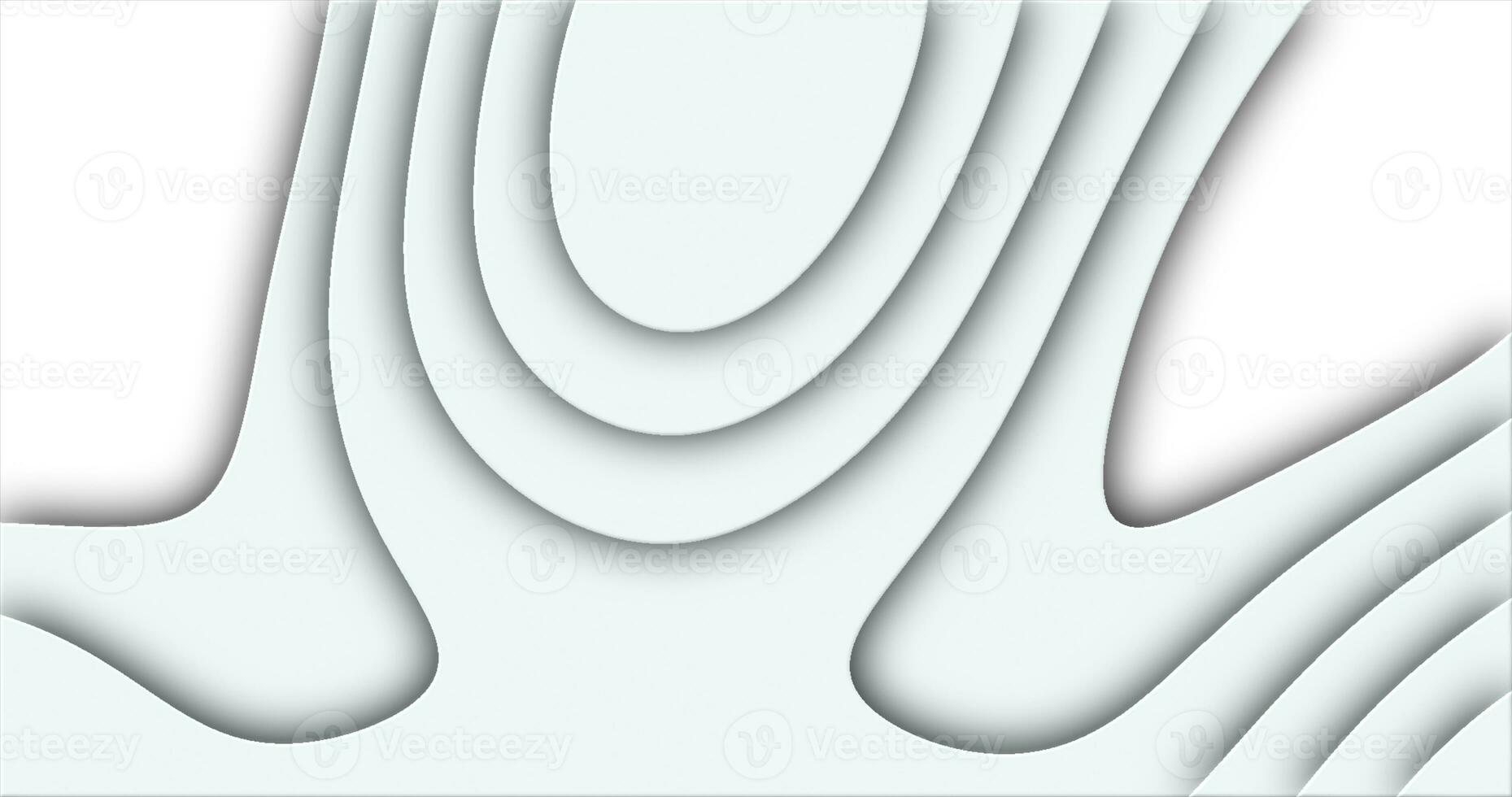 White cut curve abstract background pattern of lines and waves photo