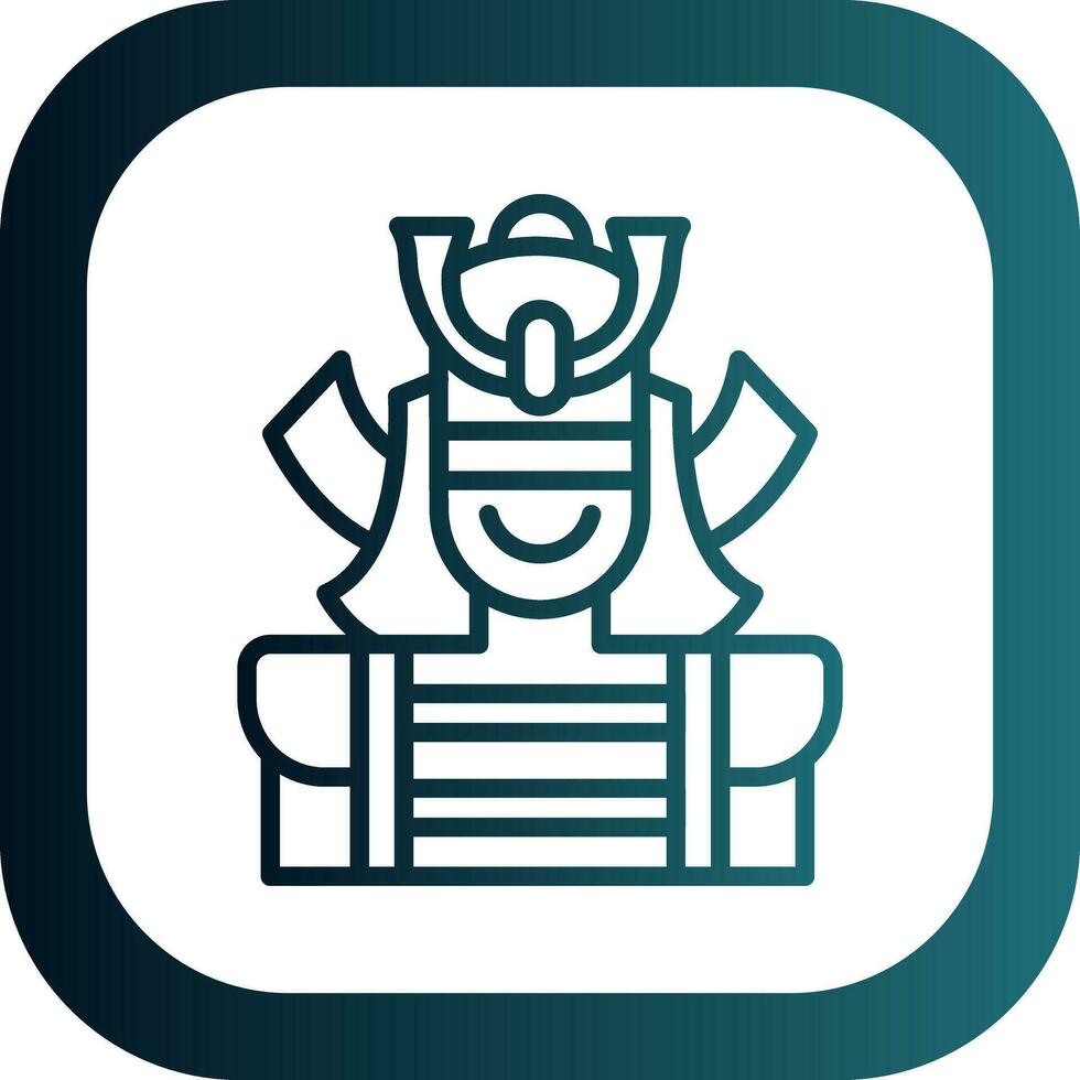 Samurai Vector Icon Design