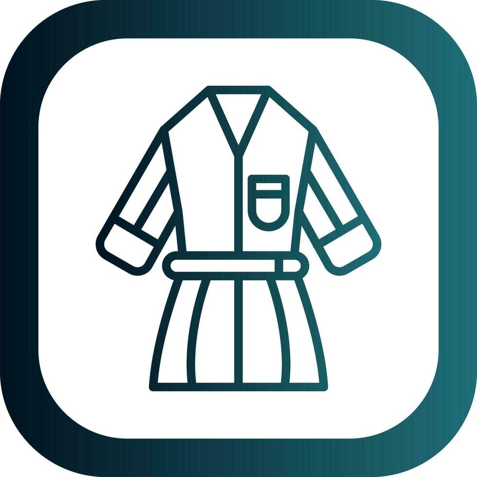 diseño de icono de vector de kimono